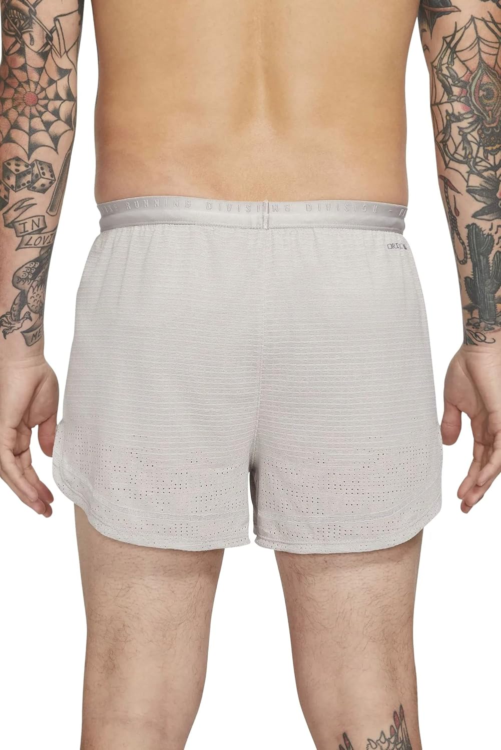 Nike Men’s Dri-FIT Run Division Pinnacle Running Shorts, College Grey/College Grey, Large