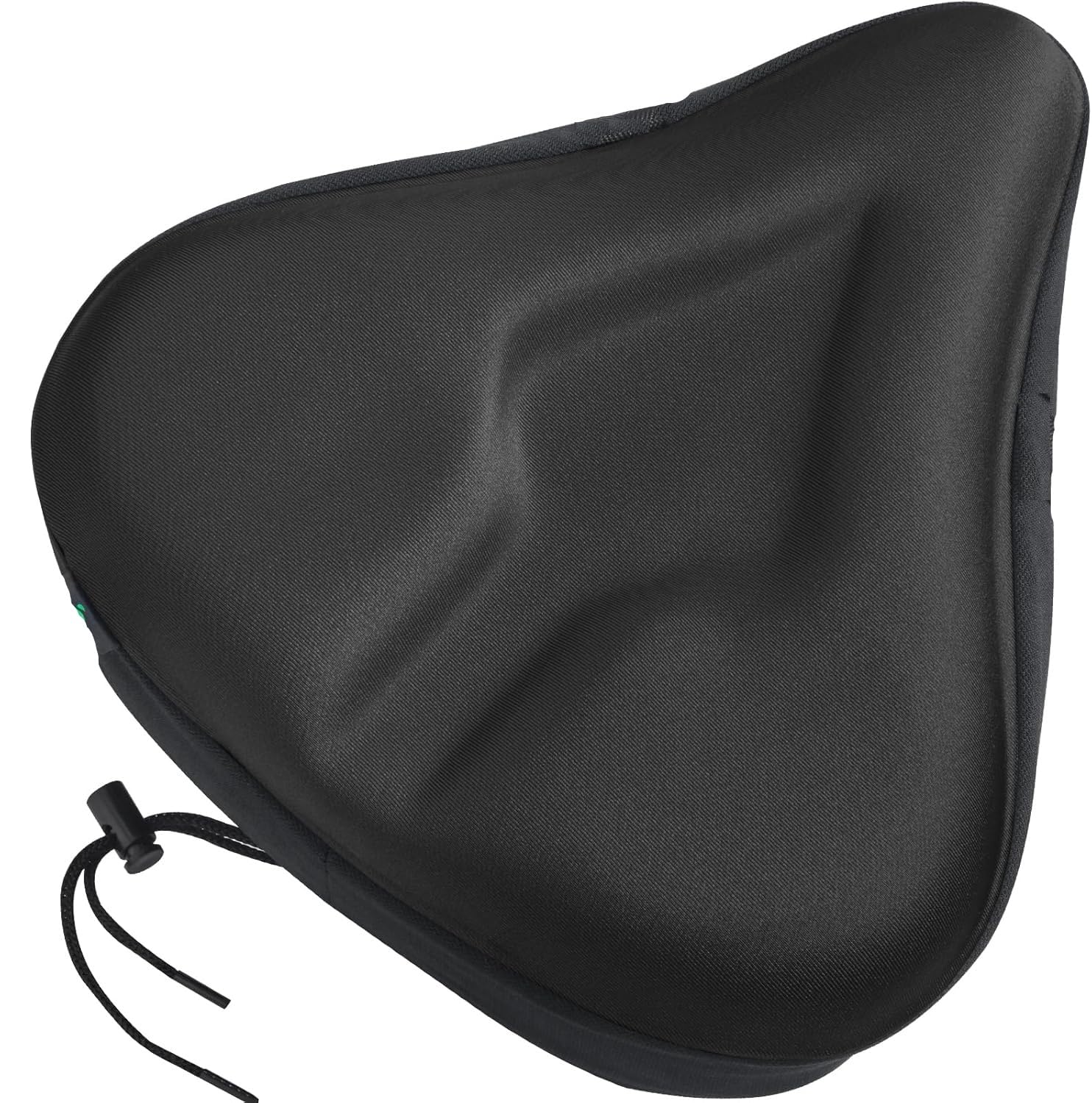 Bicycle Saddle Cover, Wide Comfort Cushion, Black,-image-7