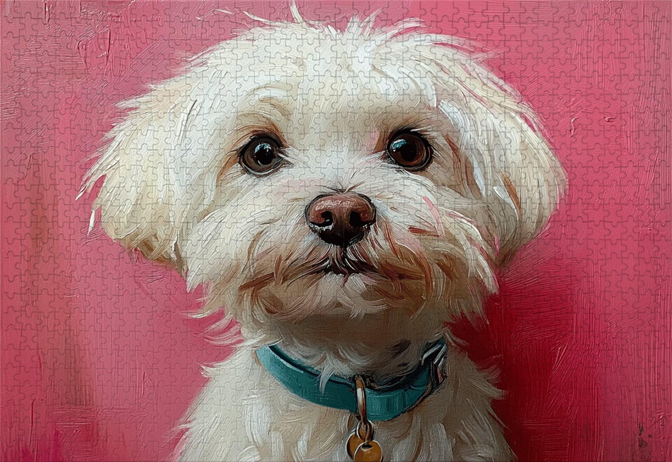 Puzzle z psem, 5000 elementów, dla dorosłych, klasyczne puzzle, zwierzęta, wytworne, trudne, edukacyjne, dla dzieci, drewniane puzzle, duże puzzle, odpowiednie dla wszystkich grup wiekowych P-712