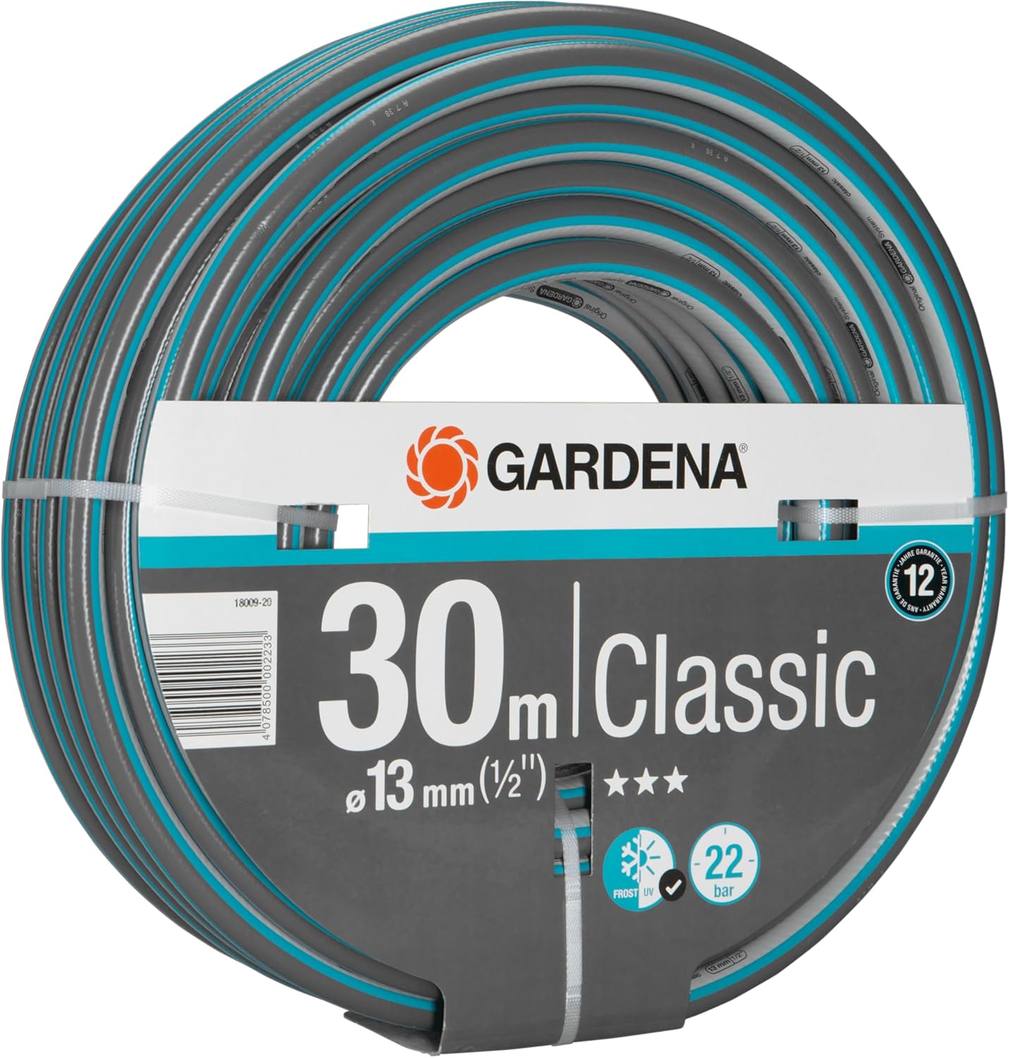 Gardena 18009 Classic Hose, 1/2" x 100'