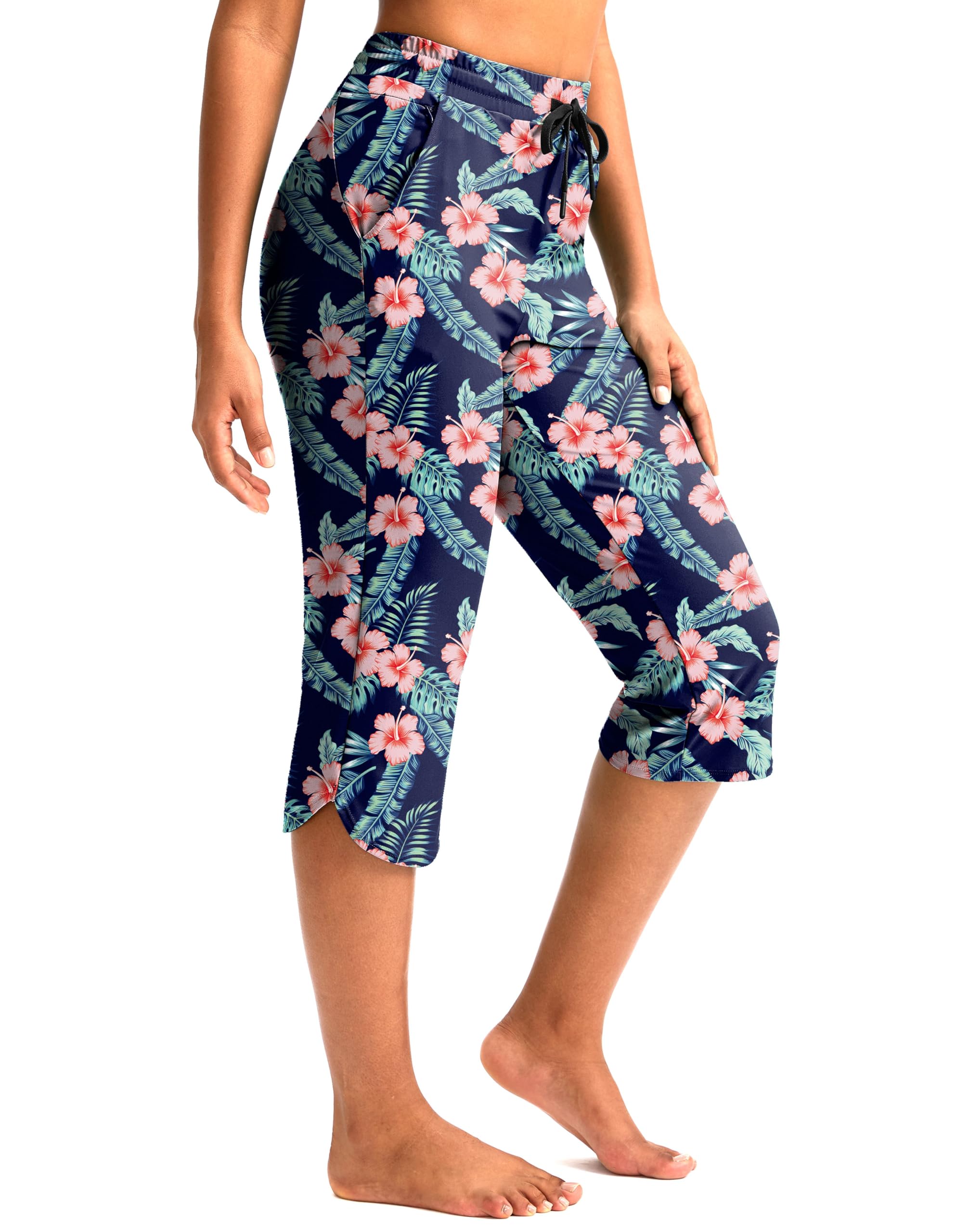 Pudolla Women's 18' Swim Capris