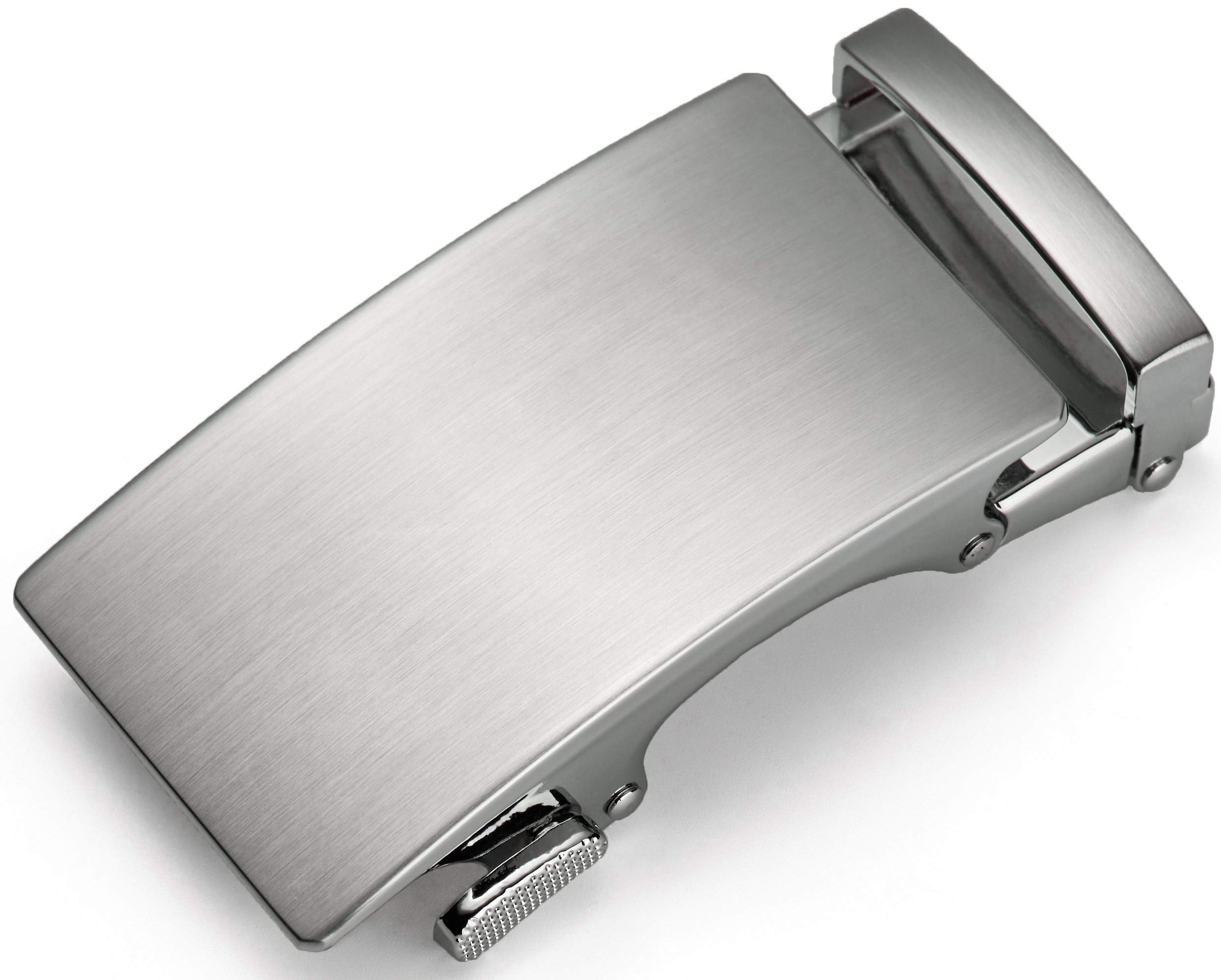 CHAOREN 40mm Ratchet Belt Buckle Only for 1 3/8 Slide Belt Strap, Automatic Click Buckle Adjustable