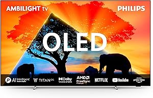Philips Ambilight 65OLED759 4K OLED Smart TV - 65 Inch Display with P5 AI