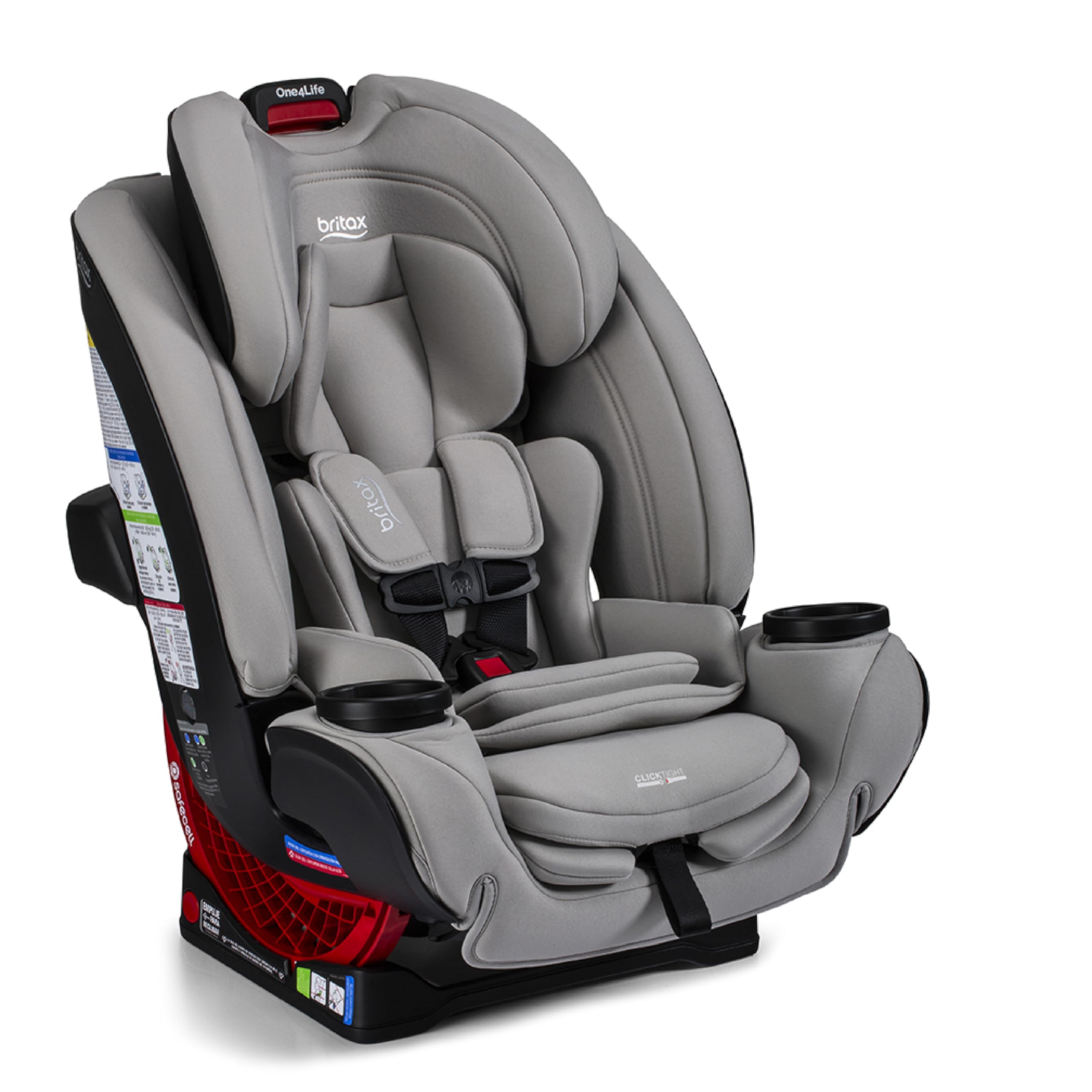 Britax One4Life All in One Convertible Car Seat, 3 in 1 Car Seat & Booster Seat with Easy ClickTight Installation, Extended Rear Facing Capacity, and