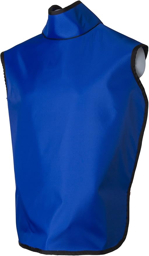 Dental Radiation Lead Apron with Collar and Hanging Loops - Lightweight - Adult