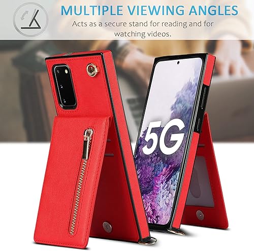 Miniatura 2 de Funda compatible con Samsung Galaxy S20 de 6.2 pulgadas, bolso de bolsillo, correa de hombro, elegante funda protectora para Samsung Galaxy S20
