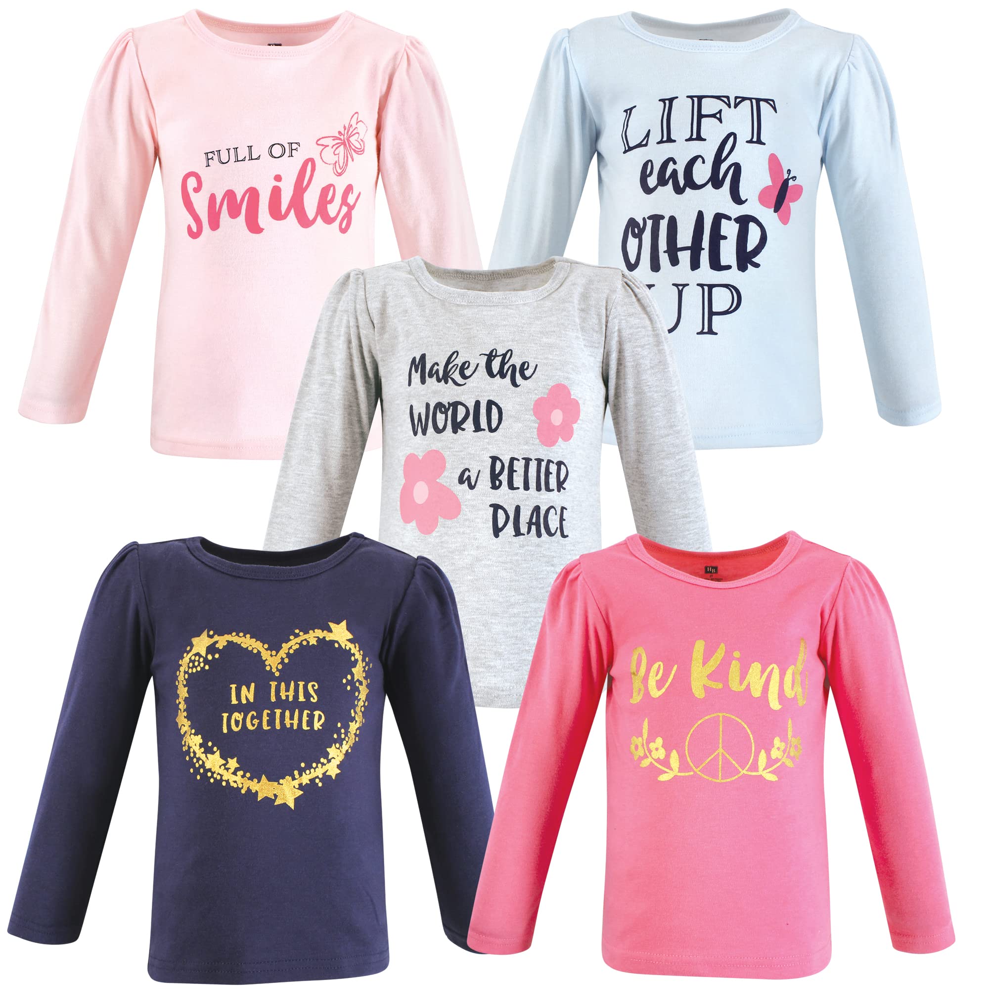 Hudson Baby Baby-Girls Long Sleeve T-Shirts