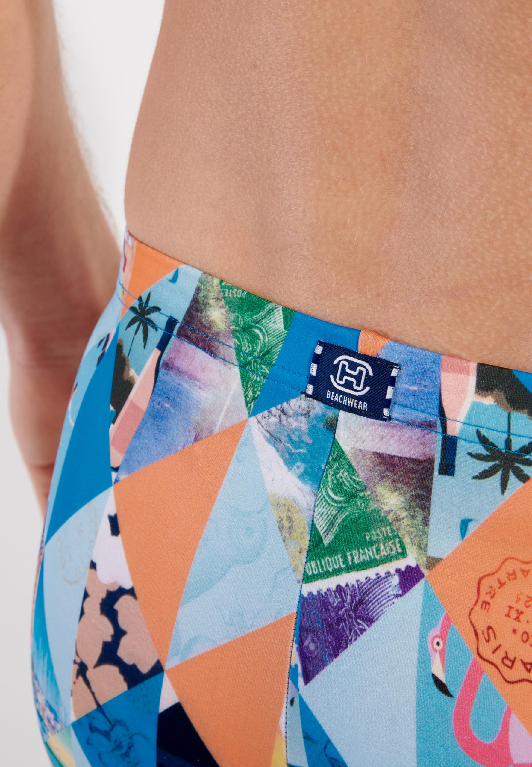 HOM Boxer de Bain Port CROS Swim Trunks Homme