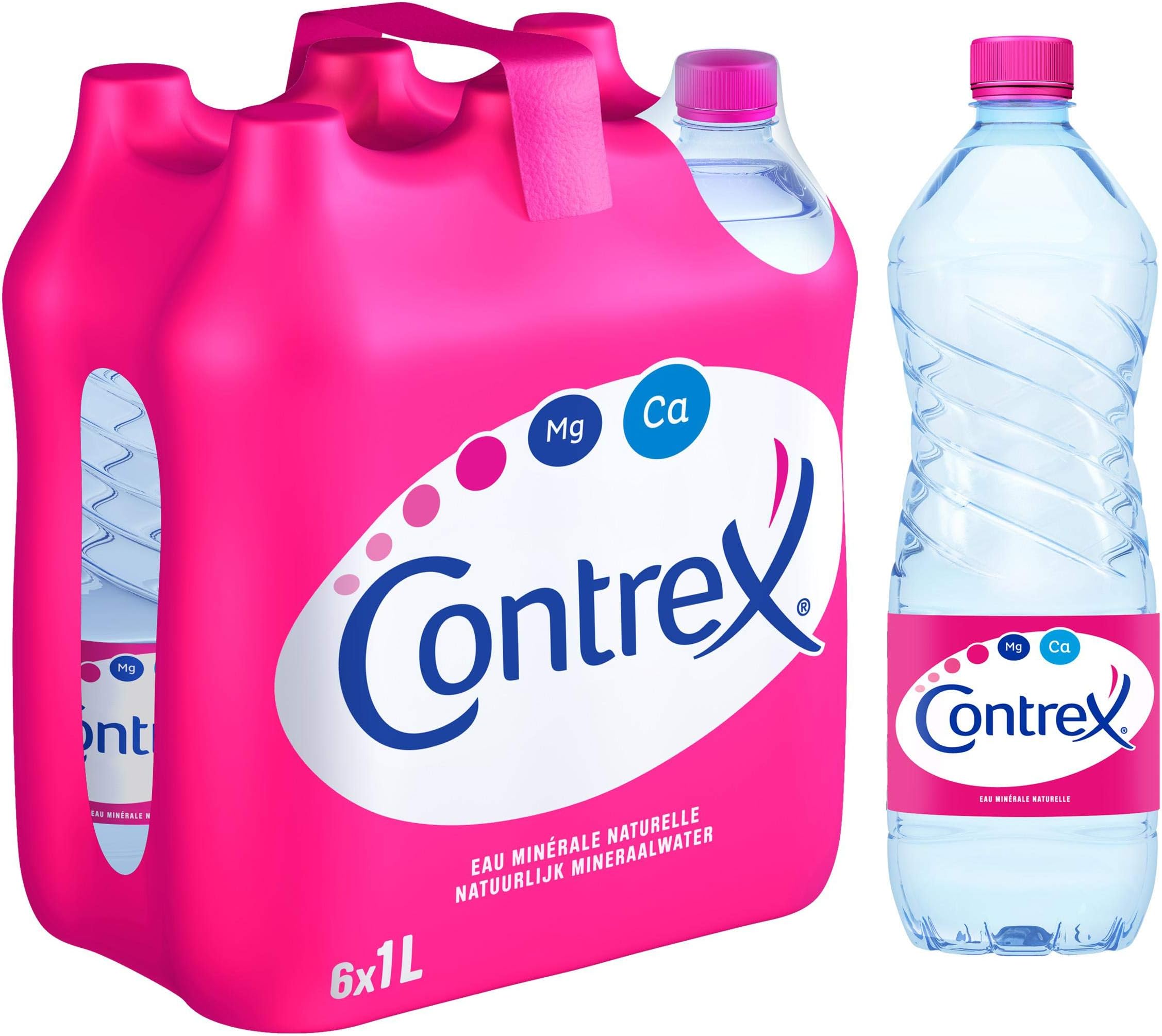 Contrex Mineral Water, 6 x 1L