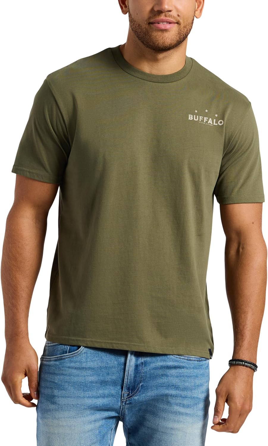 Buffalo David Bitton Men's Short Sleeve Logo Tee