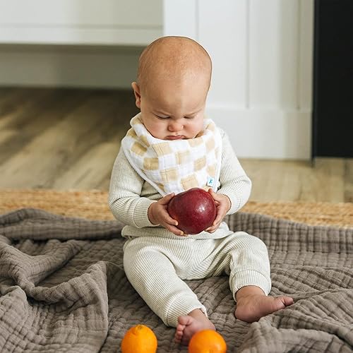 Miniatura 6 de Little Unicorn Babero bandana de muselina de algodón con forro polar