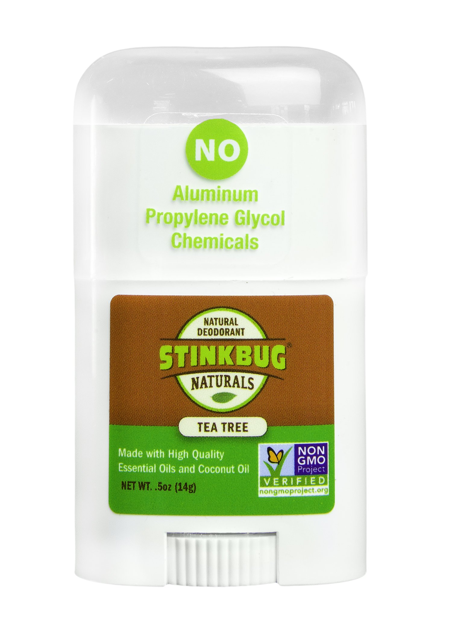 Stinkbug Naturals All Natural Deodorant, Tea Tree, 0.5 Ounce