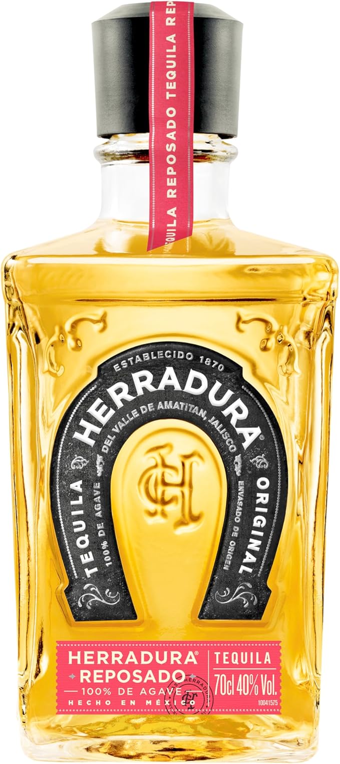 Herradura Tequila Reposado, 100% Agave, Sabor Dulce, Con Caja Para Regalar, 40% Vol. Alcohol, 700ml