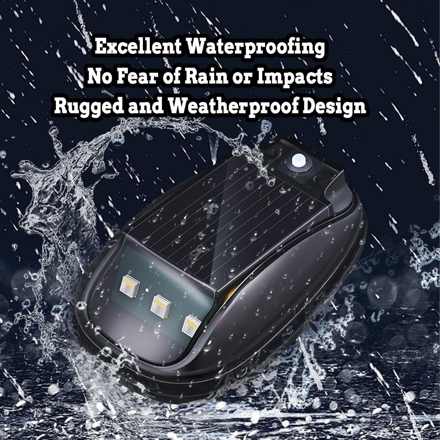 Solar Car Roof RGB Strobe Light, 2026 New Solar Cab Lights, Solar Waterproof Cab Roof Lights, Wireless No-Drill LED Roof Lights with Remote Control, 8 Color Off Road Lights with Vibration Sensor