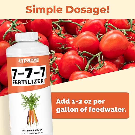 Fertilizante Líquido 7-7-7 para Plantas, 32oz (1 Cuarto) miniatura 3