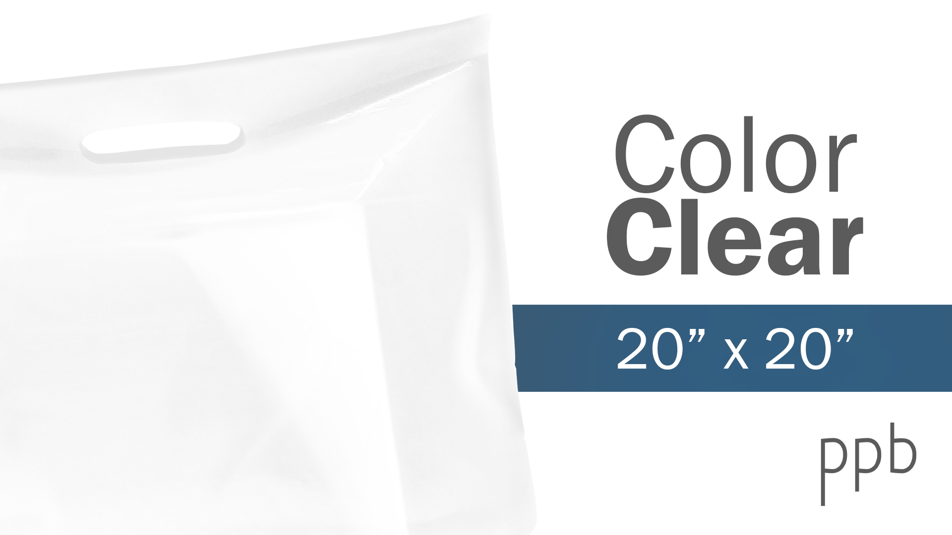 Amazon.com: 20x20 Clear Plastic Merchandise Bags, Glossy Finish