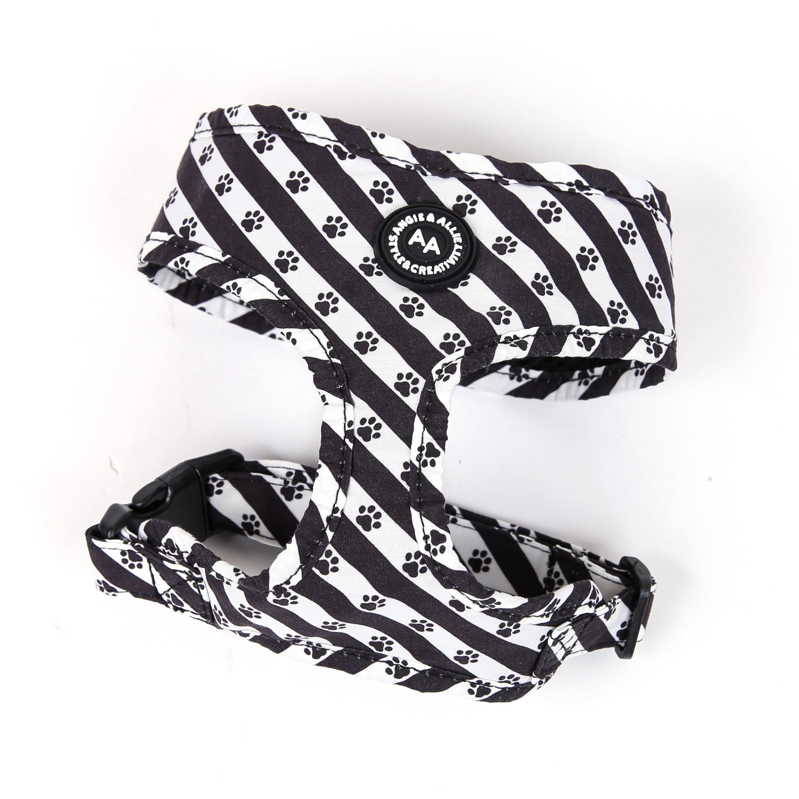Angie and Allie Organic Cotton Dog Harness,No Pull Pet Harness with Leash D-Ring,Adjustable Soft Padded Dog Vest,Comfortable,Sustainable,Breathable and Stylish for Your Canine Companion