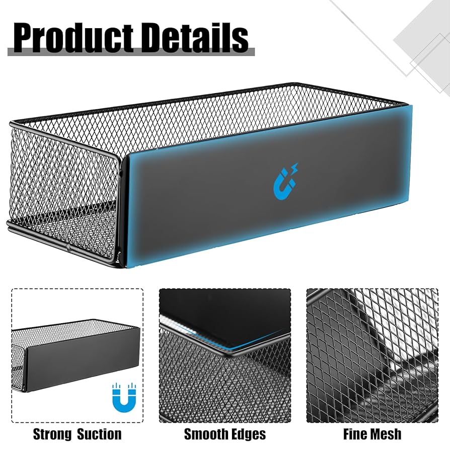 Amazon.com: Tioncy 4 Pcs Magnetic Storage Bin Magnetic