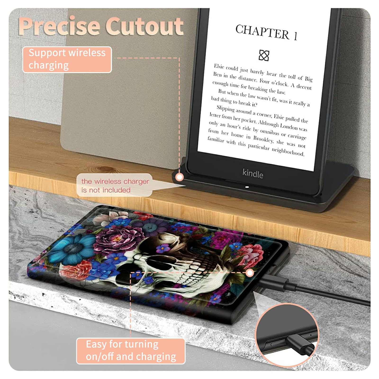 Amazon.com: Sugar Skull Flower Case 6