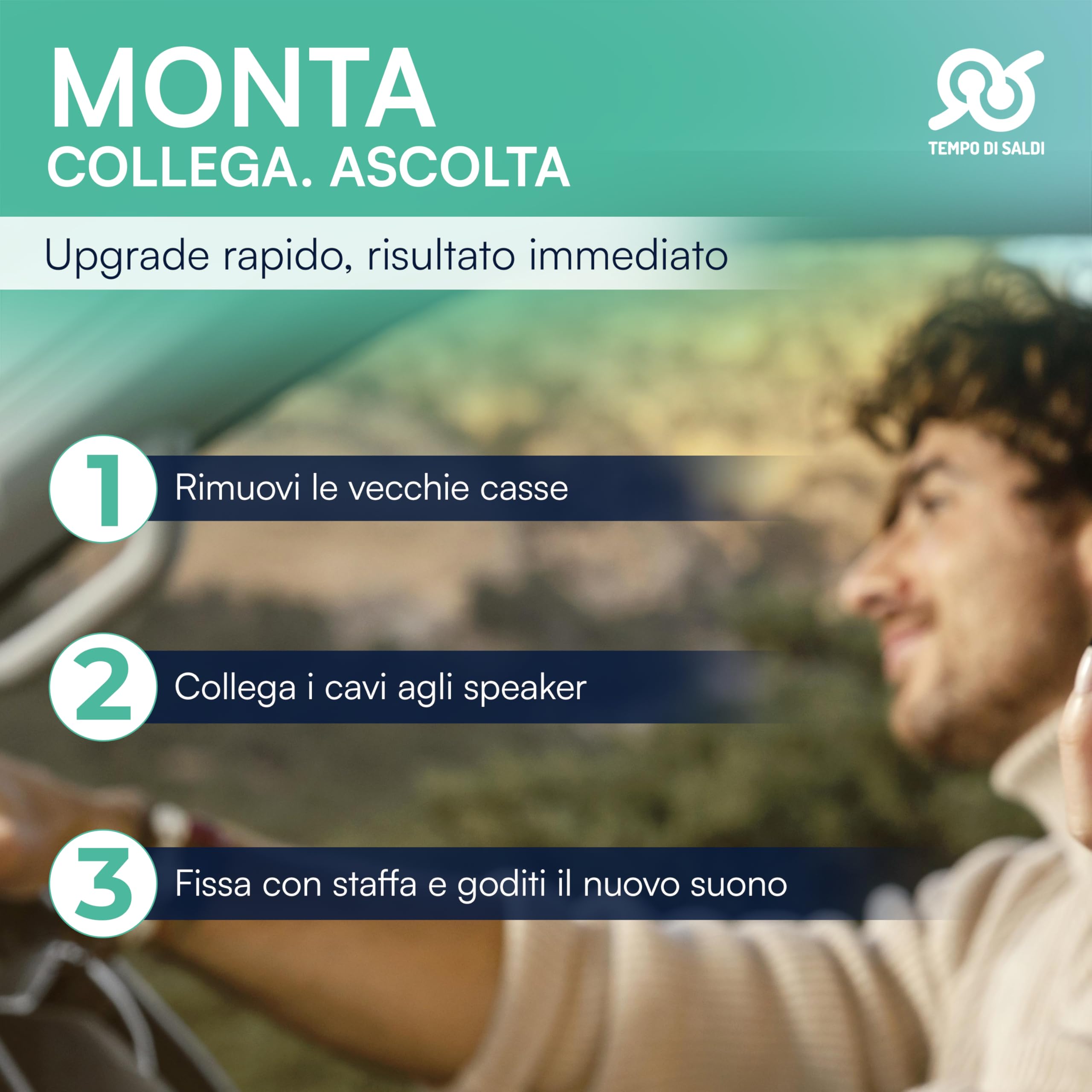 tempo di saldi Coppia Casse Auto 300W da 10 cm Impedenza 4 Ohm - Altoparlanti Auto con Griglie Metalliche Nere - Speaker Acustici per Stereo Automobile Design Elegante