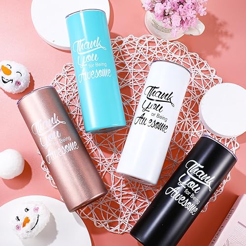 Miniatura 4 de 12 juegos de regalos de agradecimiento para mujeres y hombres, regalos de agradecimiento a los empleados de 20 onzas, vasos inspiradores a granel