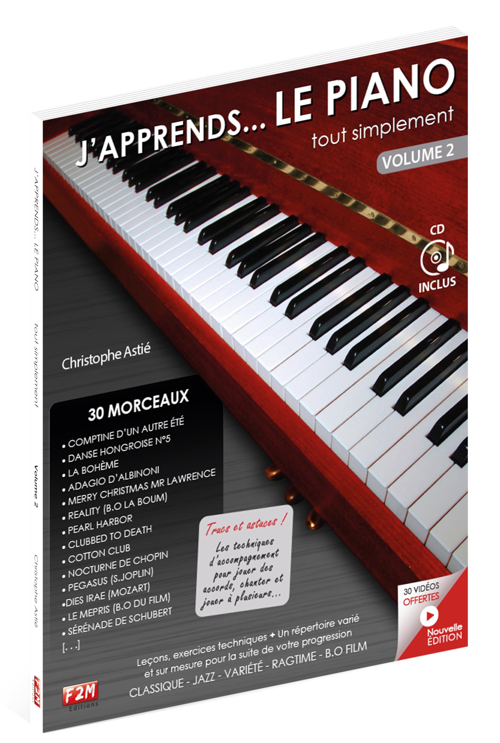 J'apprends... LE PIANO tout simplement Vol.2 C. Astie + CD
