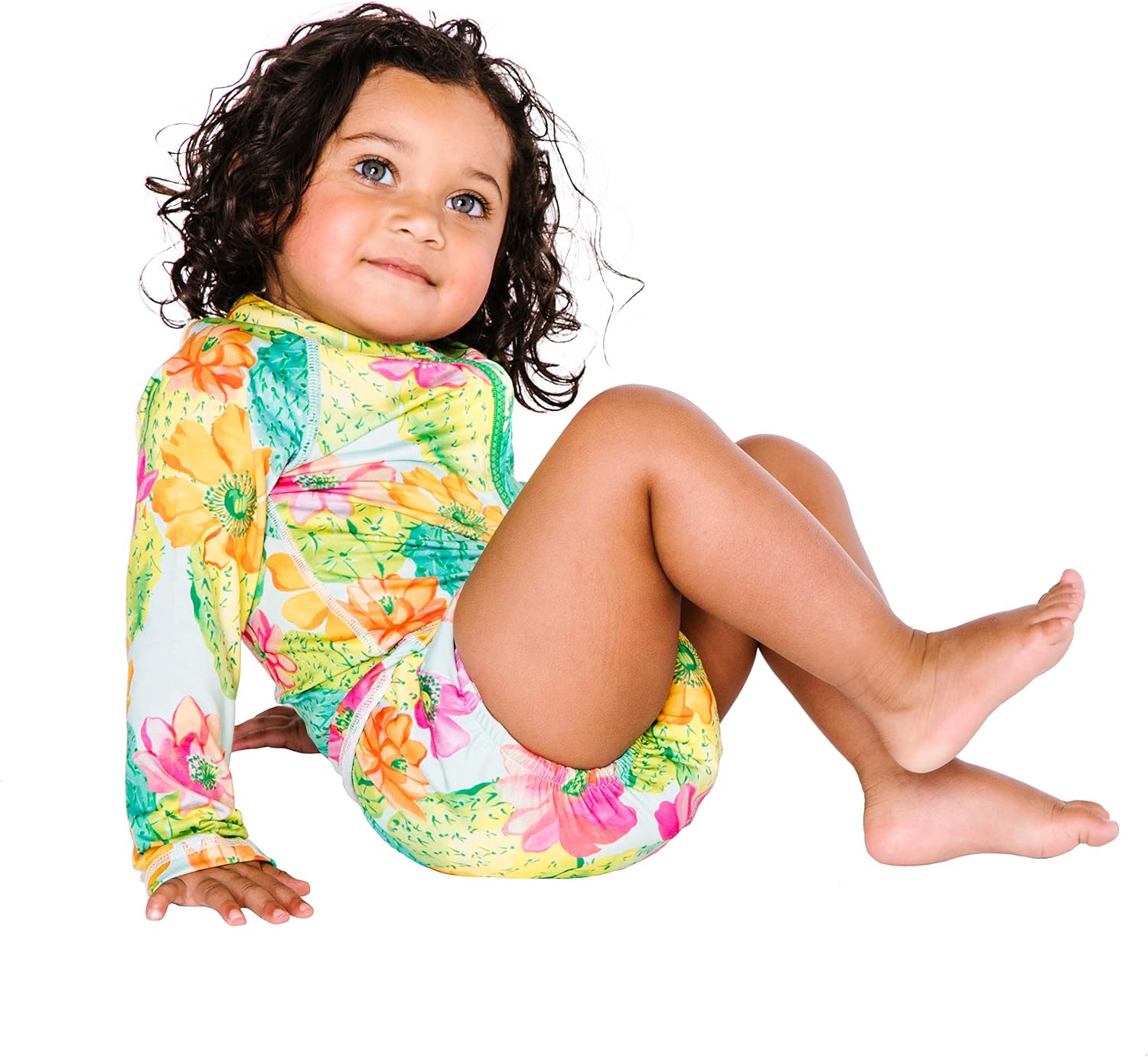 Masala Kids Baby-Girls Swim Diaper Cover Cactus Floral Multi