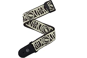 D'Addario Grateful Dead Woven Guitar Strap