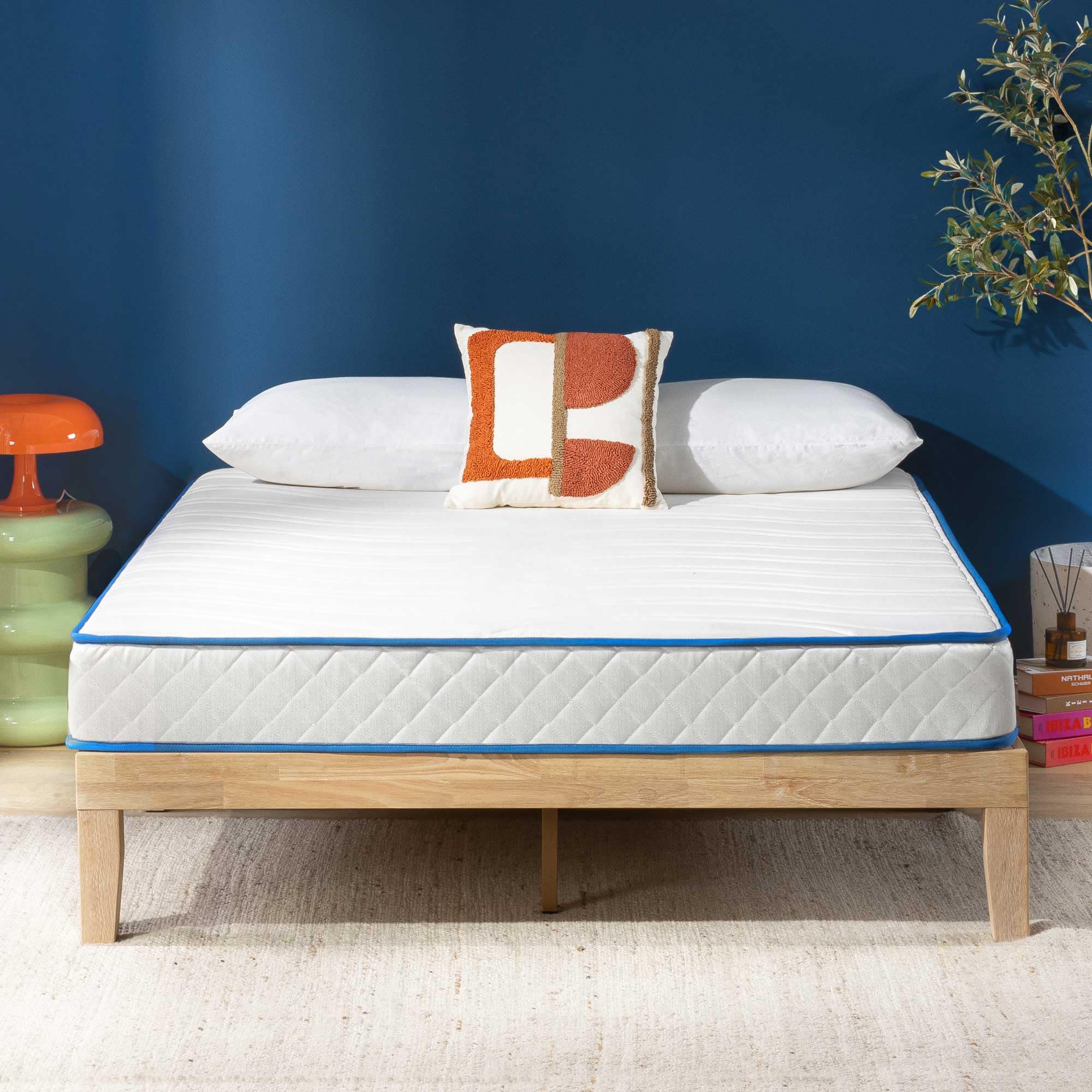Photo 1 of ***Photo and description for reference only***Best Price Mattress 6 Inch Bonnell Spring Hybrid Mattress, Tight Top, Certified Safe Foams & Fabric, Mattress in a Box, Full