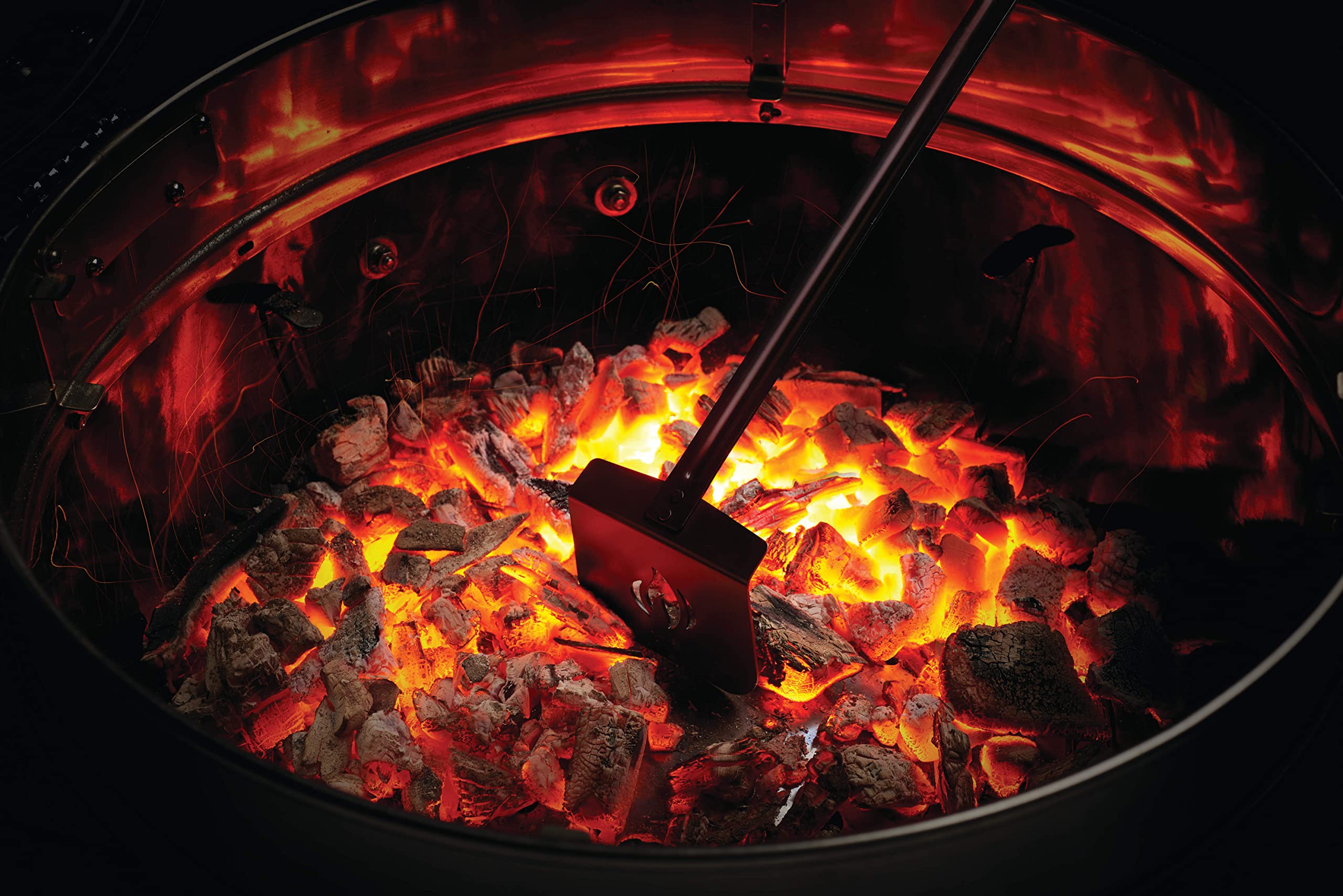 Napoleon 67740 Rechen e Zange Holzkohlegrill accessori in acciaio inox