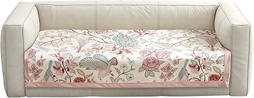 Funda de sofá de diseño, fundas de terciopelo rosa floral para banco de cama seccional, fundas de banco de cama de lujo, funda para reposapiés,