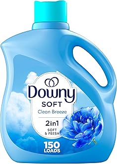 Downy Ultra Laundry Liquid Fabric Softener (Fabric Conditioner), Clean Breeze, 111 fl oz, 150 Loads
