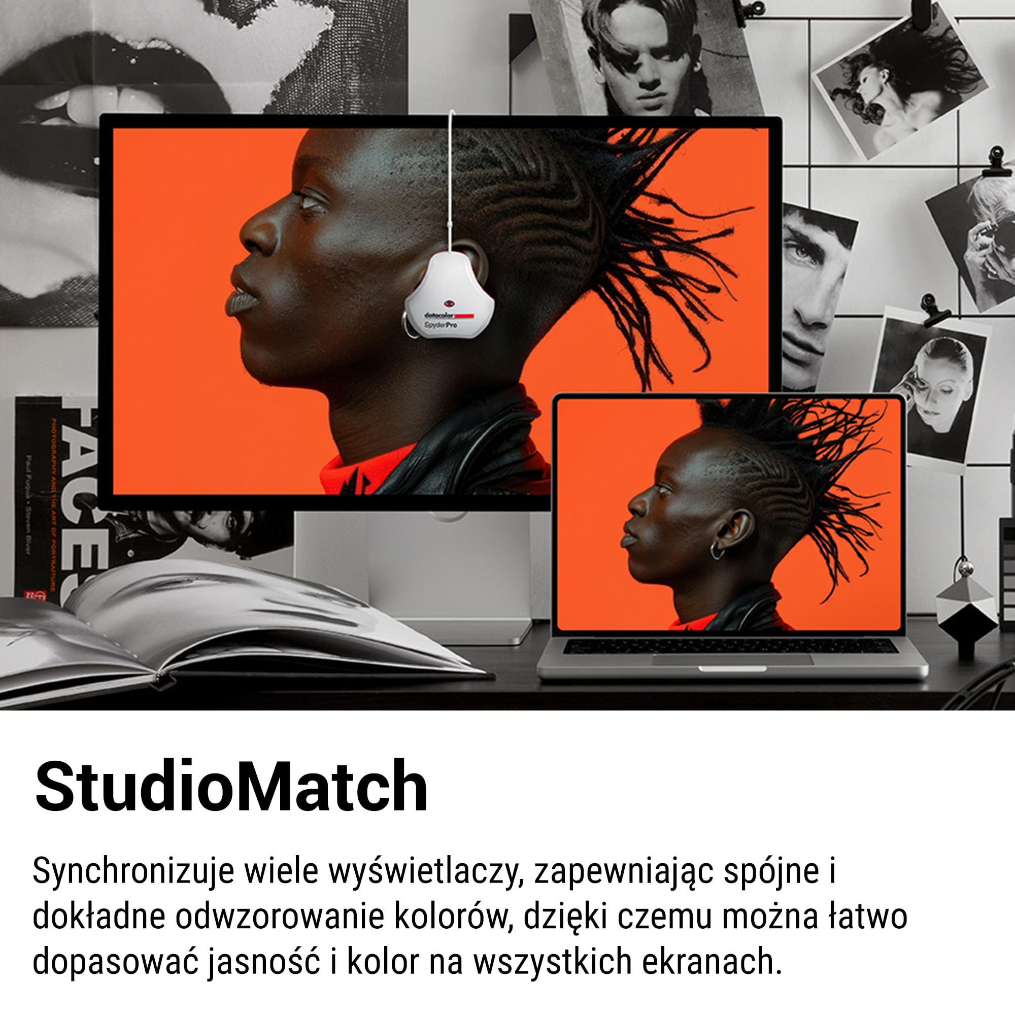 Datacolor SpyderPro – Kalibracja monitora do 12 000 nitów, obsługa 3D LUT, Device Preview Plus, Content Credentials (C2PA) oraz integracja z miernikiem światła
