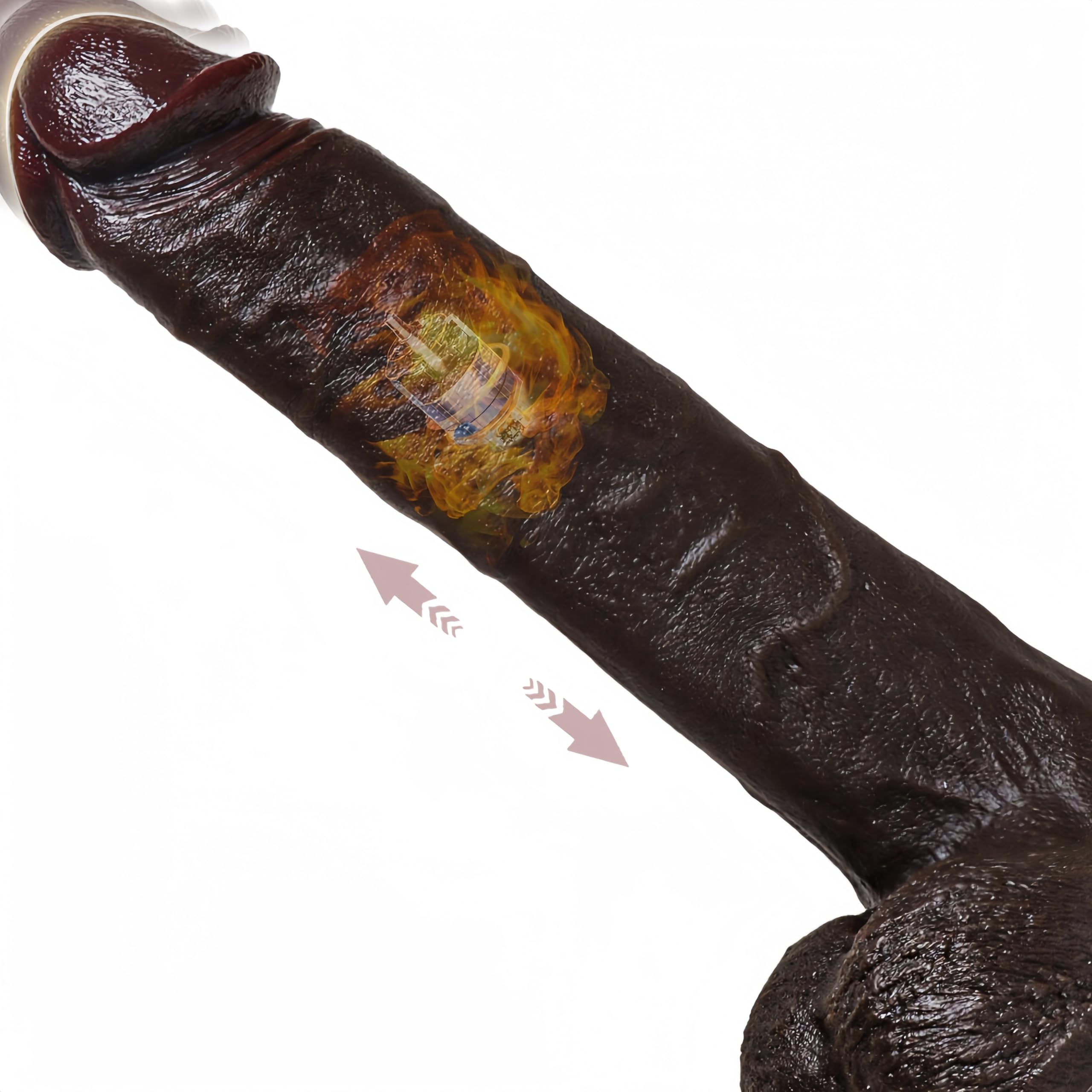Amazon.com: 11.5" Realistic Dildo with 9 Vibration & 3 Thrusting Modes   Heated Thick Vibrator for G-Spot, Clitoral & Anal Stimulation  Large  Remote Control Sex Toy for Men, Women & Couples :