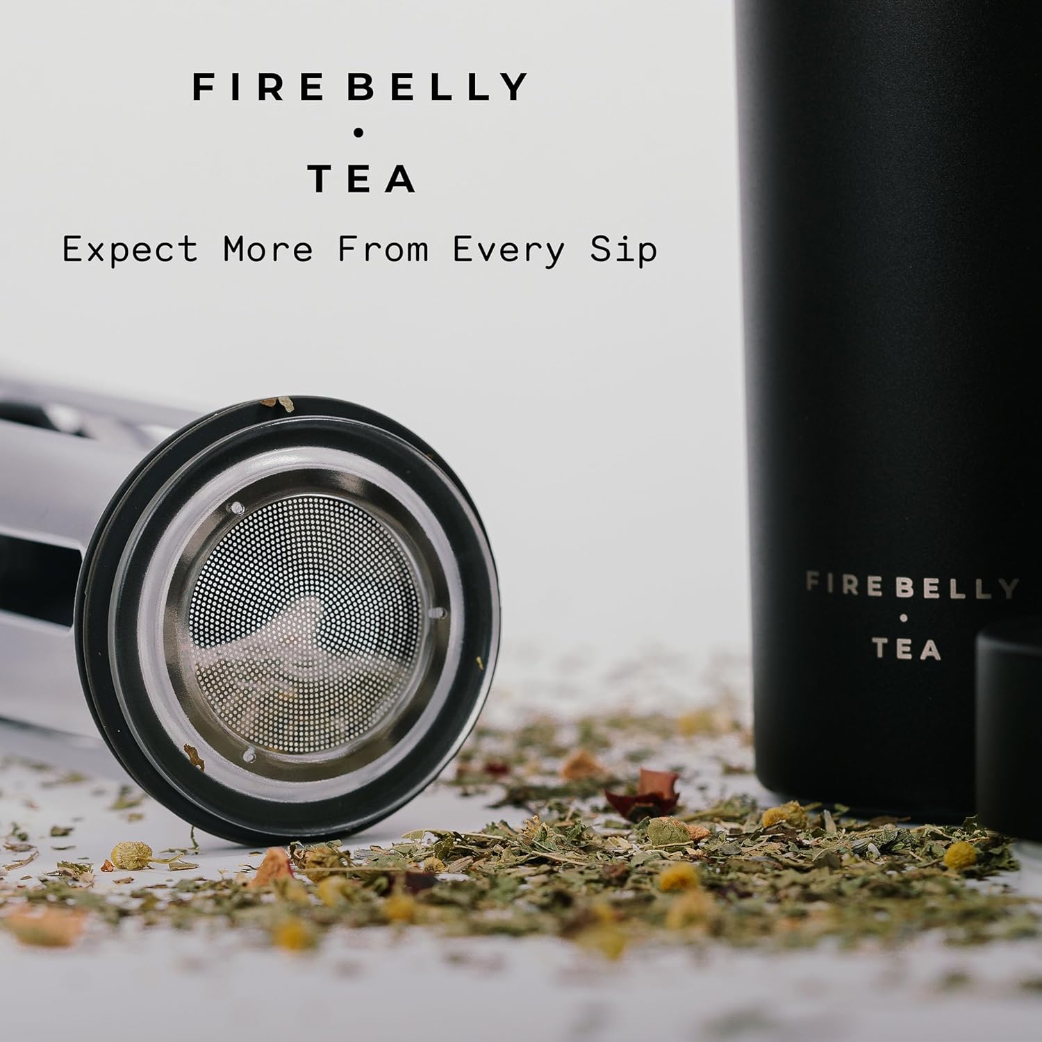 Firebelly Tea, Travel Tea Infuser Mug with Strainer, Insulated Tumbler for Loose Leaf Tea or Coffee, Leakproof Bottle for Hot or Iced Drinks, Stainless Steel Thermos with Lid, Salmon - Image 9