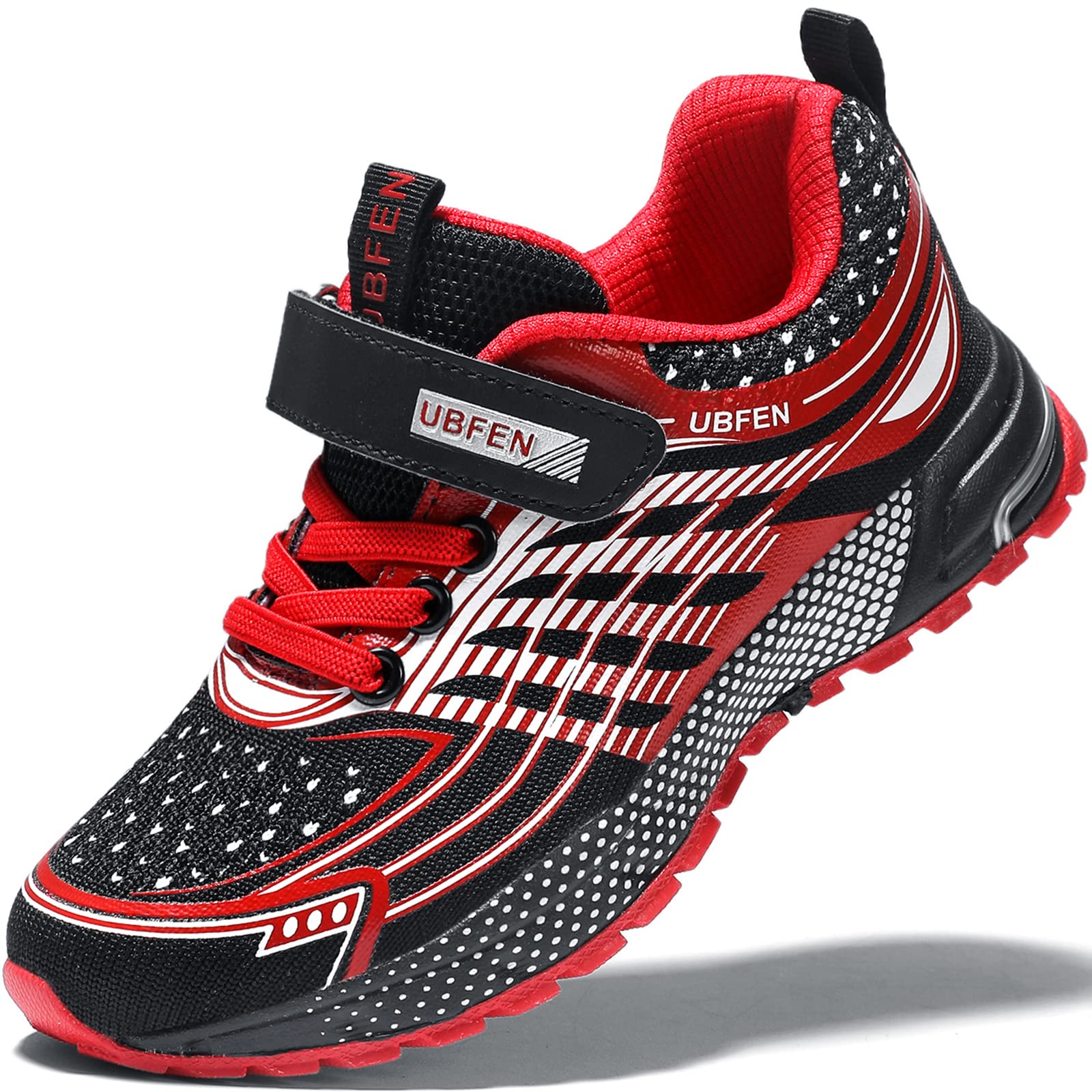 UBFEN Kids Sneakers Boys Girls Tennis Shoes for Running Athletic Walking Gym Sports Lightweight Breathable