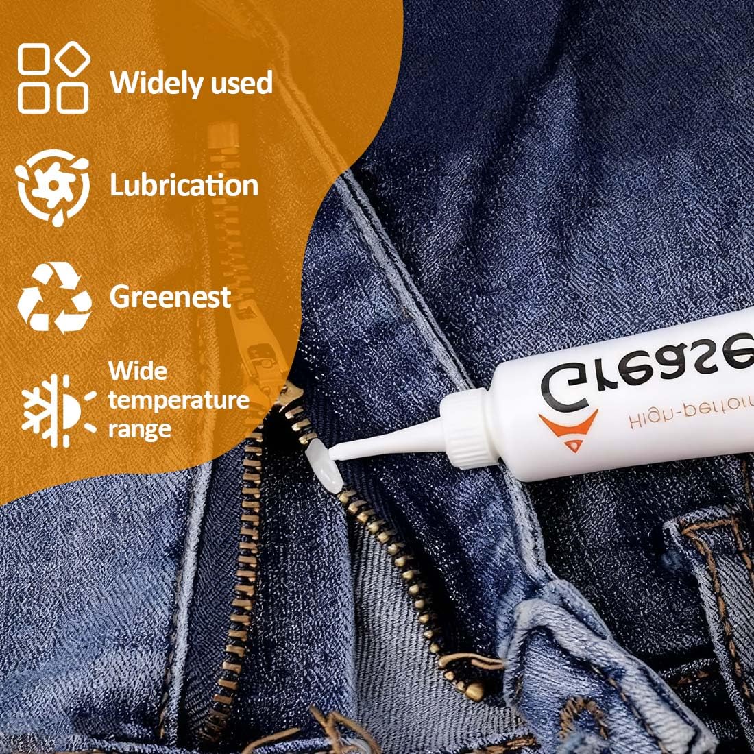 5 pz grasso per ingranaggi, Parte della stampante 3D, lubrificante multiuso per cerniere, grasso lubrificante per Nettuno 4/Ender 3 V3 KE/Ender 3 V3/CR10-SE/Kobra 2 Series/Lab X1 P1P P1S A1 Mini