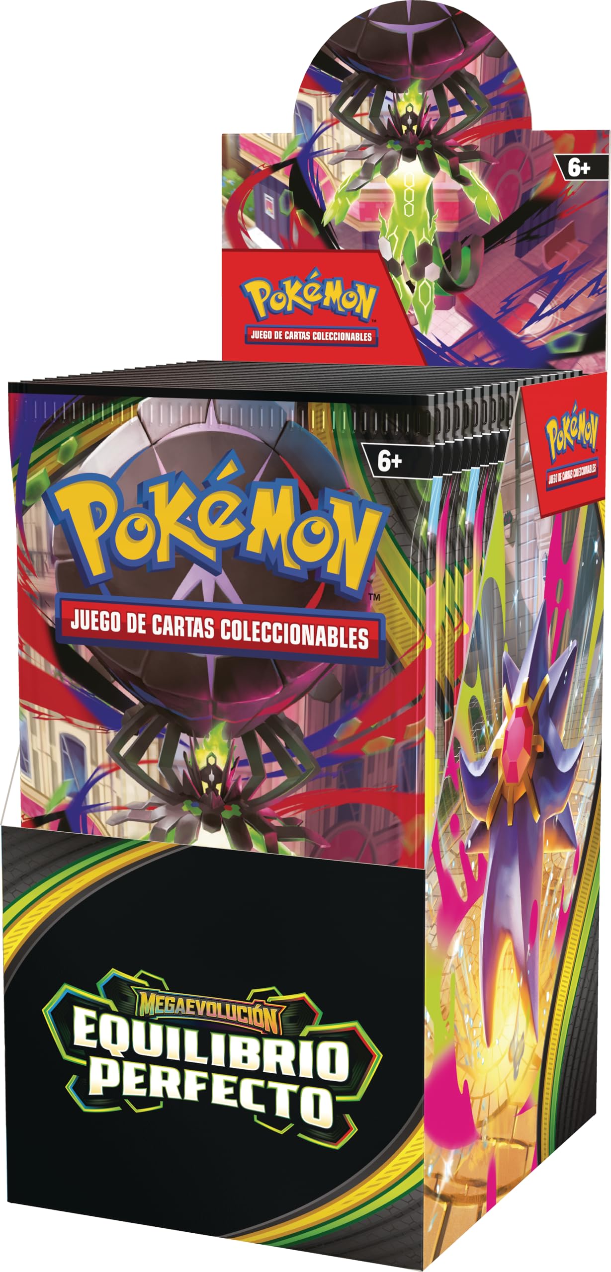 Pokémon: Expositor de Sobres de Mejora de Megaevolución-Equilibrio JCC Pokémon (18 Sobres de Mejora)