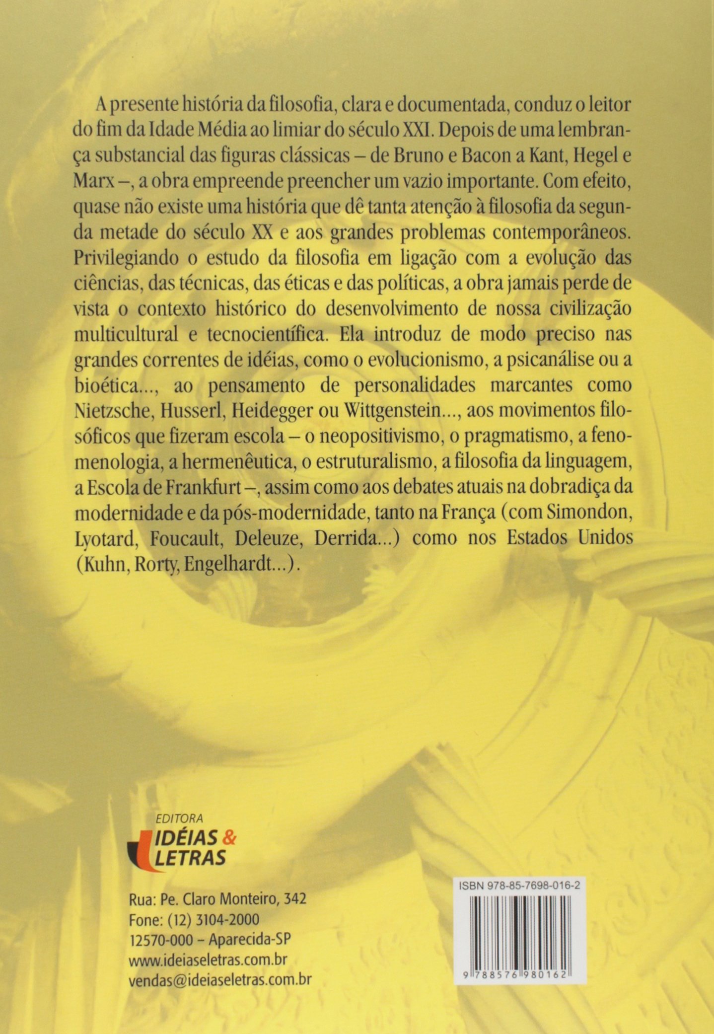 Do Renascimento à Pós-Modernidade. Uma História da Filosofia Moderna e Contemporânea