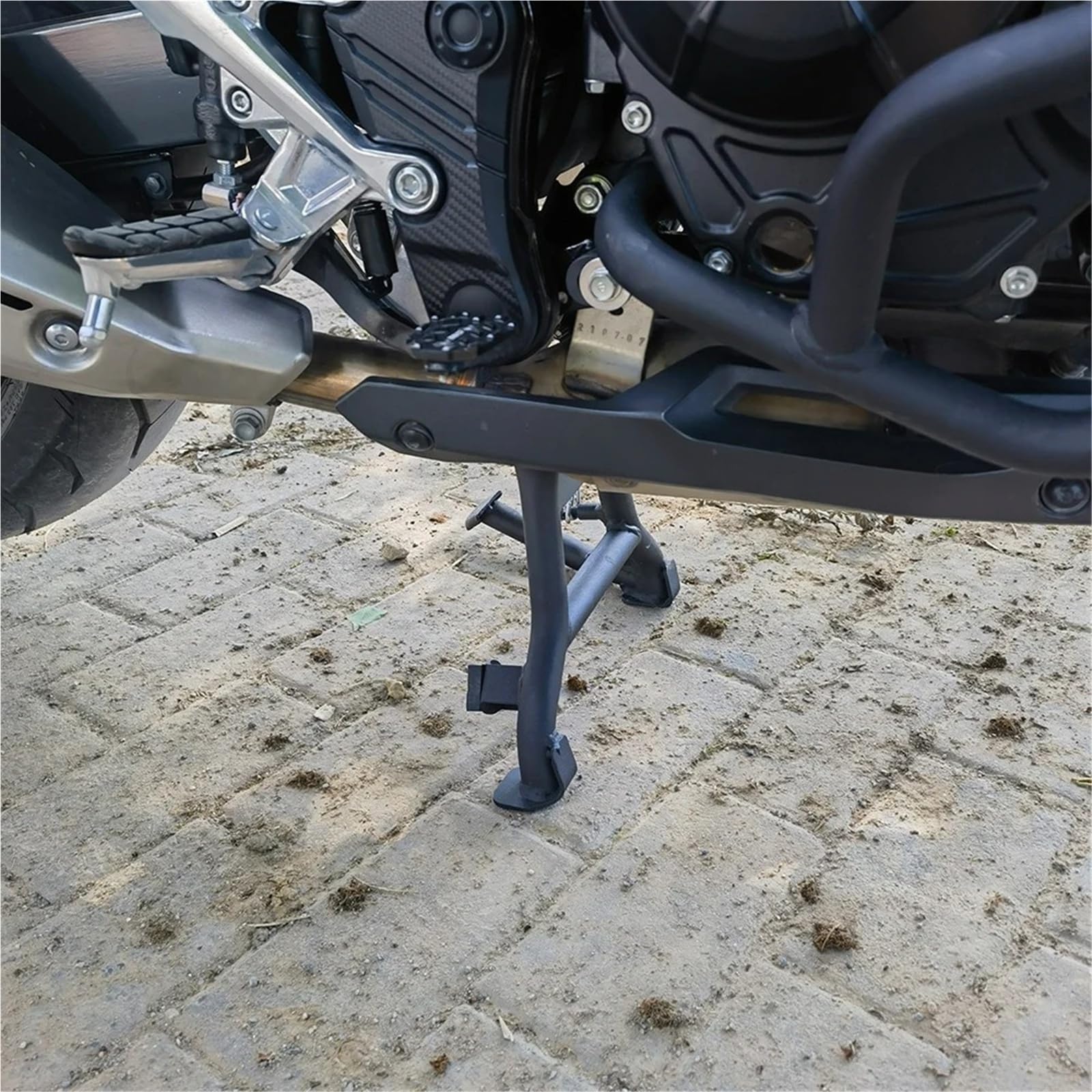 Caballete Central Para Motocicleta, Caballete De Estacionamiento, Bastidor Central Firme De Acero Para NX500, Caballete Central, Pata De Cabra Motocicleta Caballete