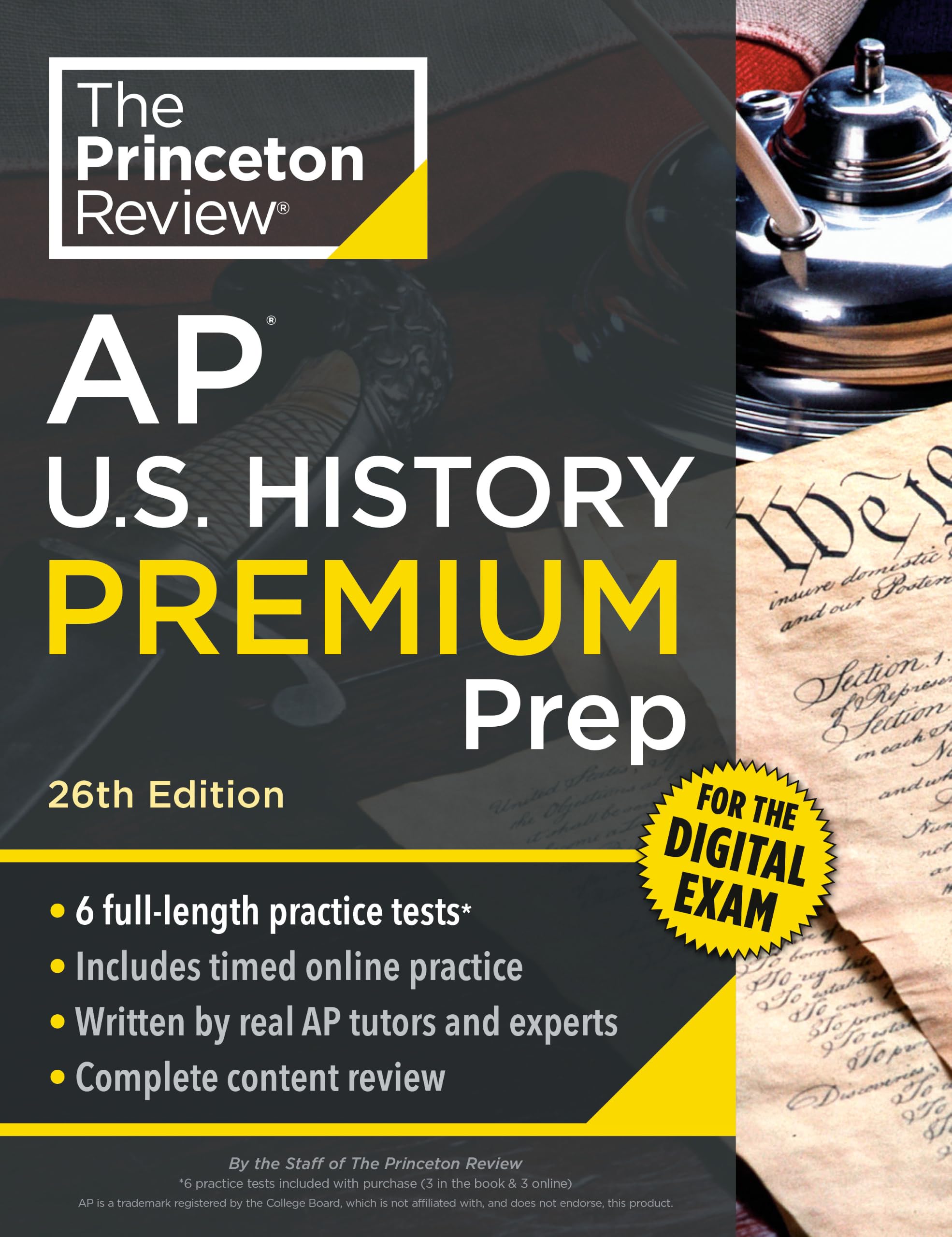 Princeton Review AP U.S. History Premium Prep, 26th Edition b... - 9798217125197
