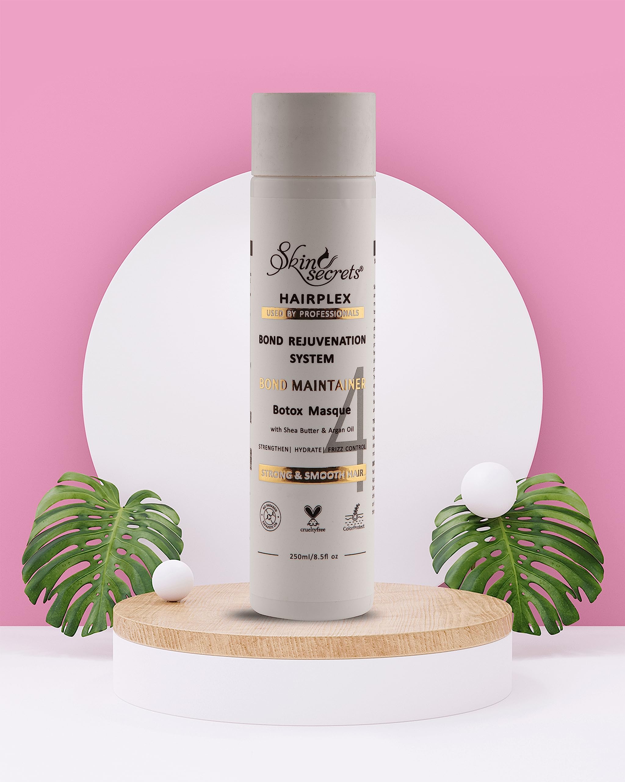 Skin Secrets Bond Maintainer Hair Masque with Shea Butter & Argan Oil (Step 4)| Paraben & Mineral Oil Free| 250ml-picture-12