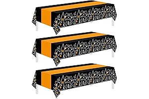 3-Pack Halloween Tablecloths: The Spooktacular Tableware for Your Festive Feasts
