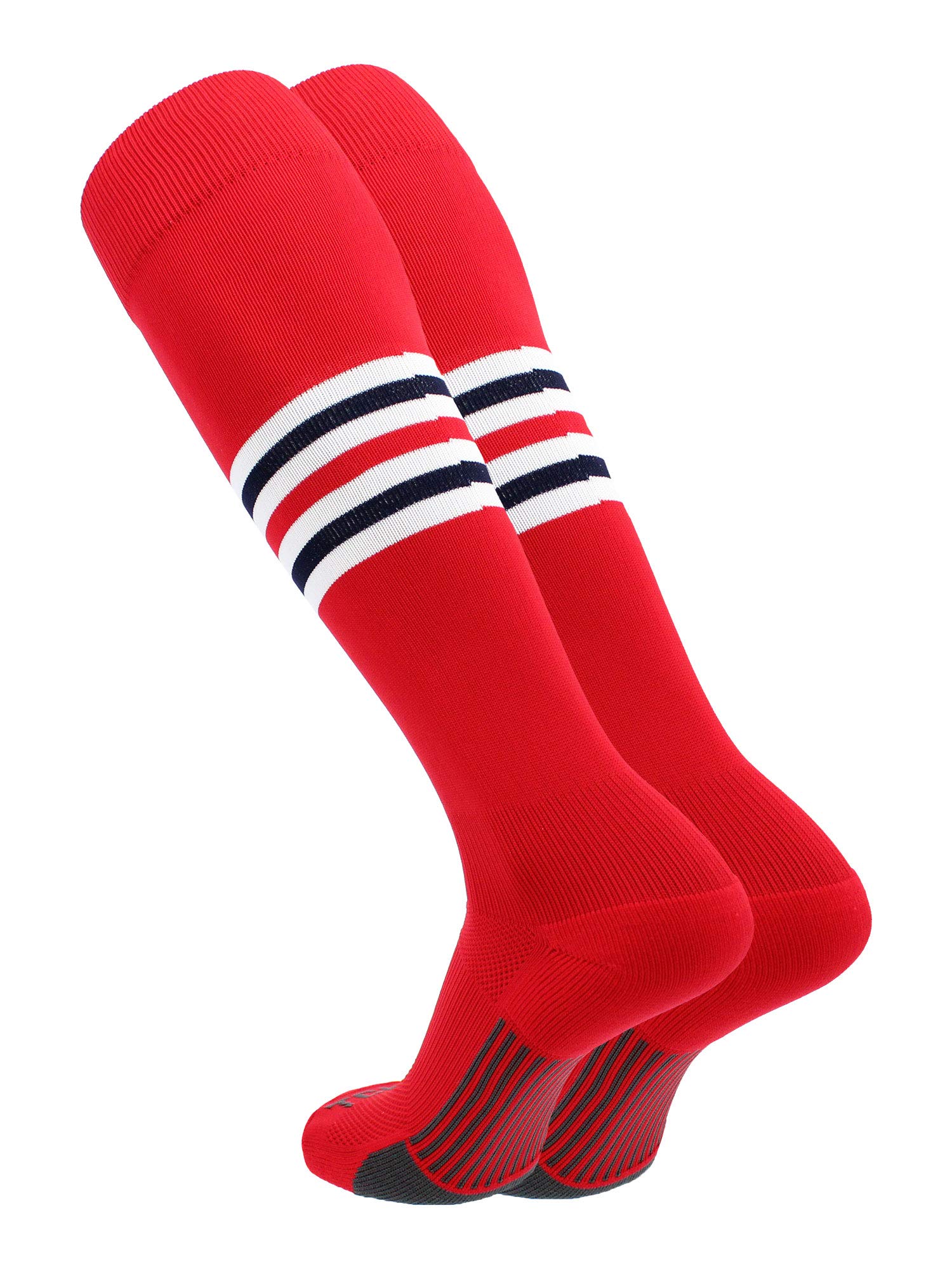 TCK Dugout Striped Baseball Socks &amp; Softball Socks for Kids and Adults