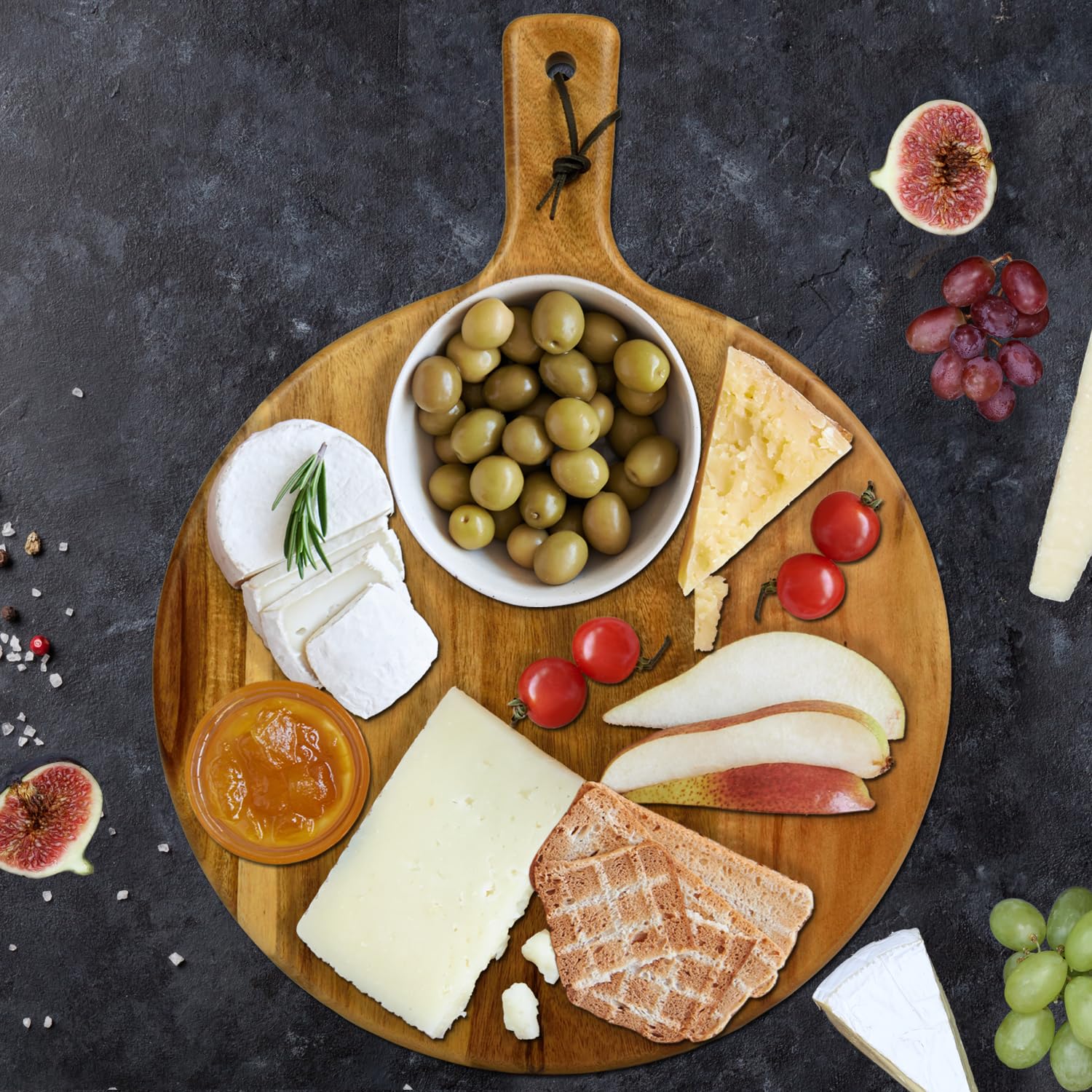 Picnic at Ascot Acacia Cutting/Charcuterie Board 12