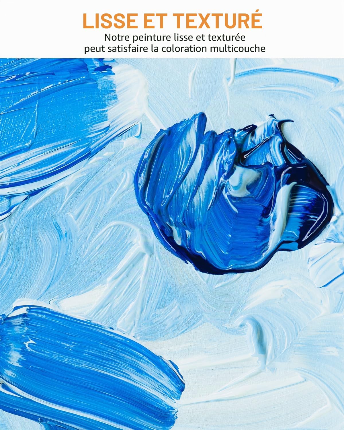 Nicpro Ensemble de peinture acrylique en grand format de 14 couleurs (1000 ml, 33,8 oz) Fournitures de peinture artistique riches, non toxiques pour toile, bois, cuir, tissu, pierre, artisanat, pour