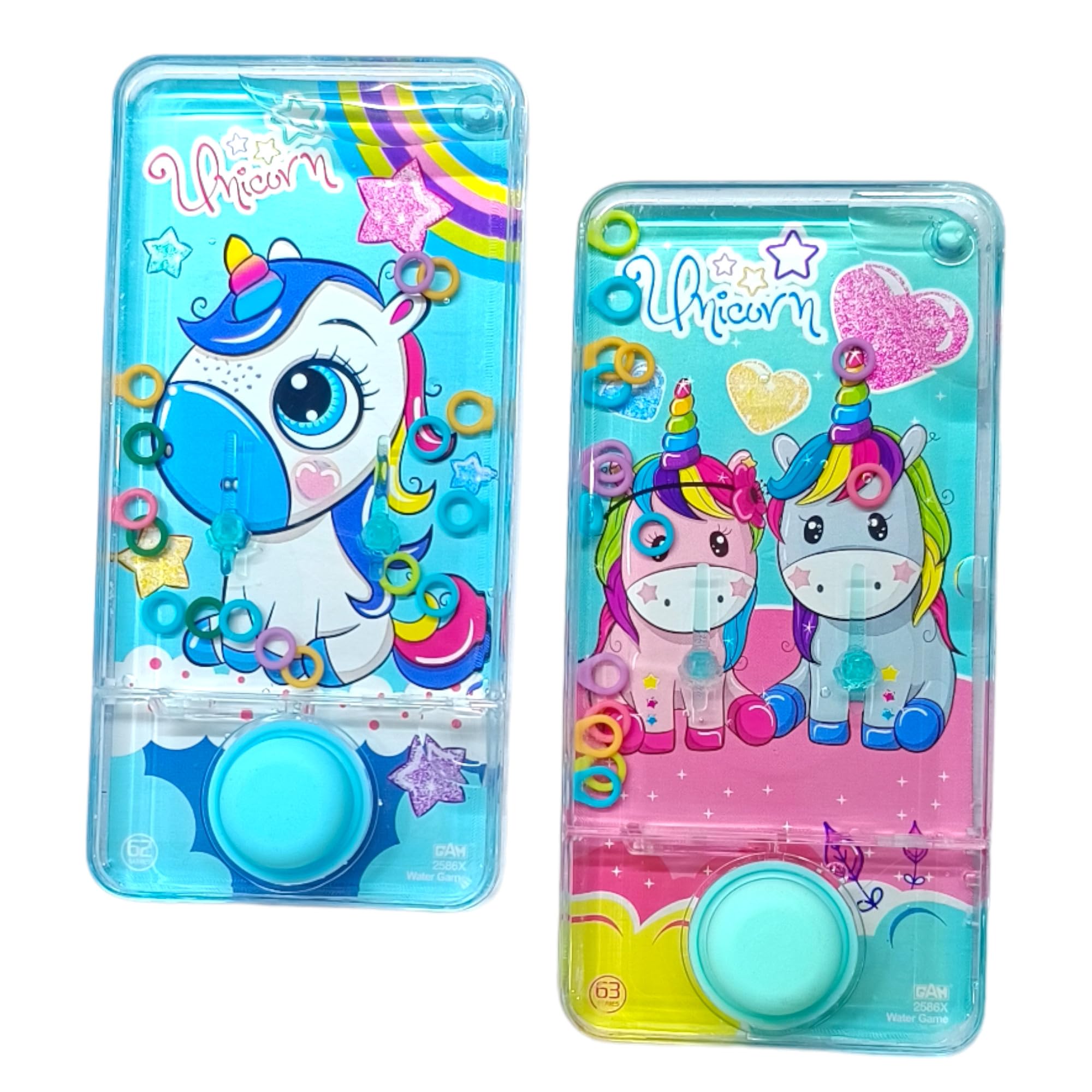 SHAKTISM Unicorn Water Game Water Bubble Ring Toss Anxiety Toys Aqua Toys Travel Family Games Ideal Gift for Kids Boys and Girls Kids Pack of 1 (Unicorn WaterGame-1Button) (B0CW3M21QK) Amazon Price History, Amazon Price Tracker