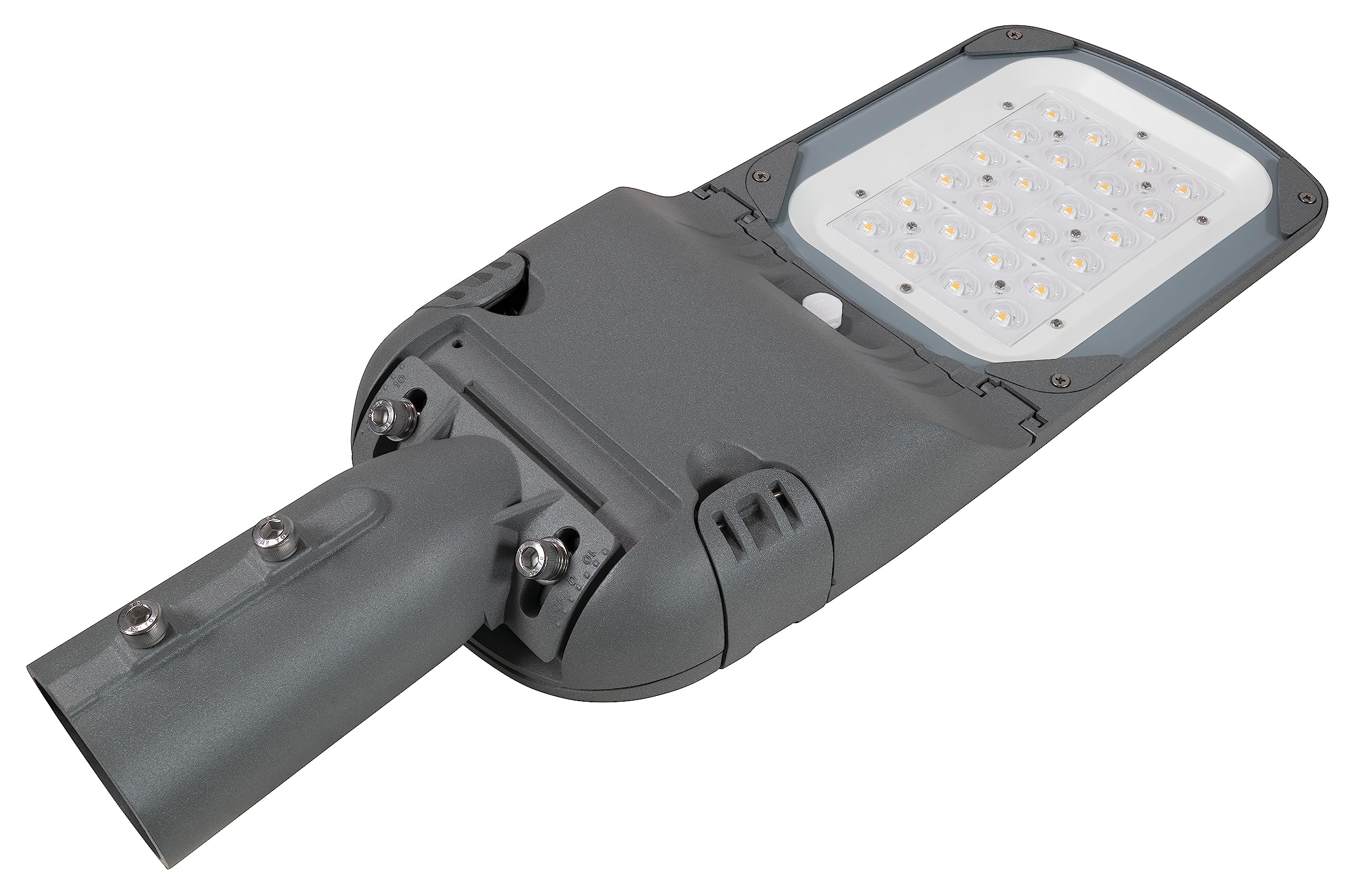LED Straßenlaterne Straßenleuchte | 10W, 1500lm, 3000K, Zhaga, Dali | Aussenleuchte Mastleuchte für Firmengelände Objektbeleuchtung, Strassenbeleuchtung