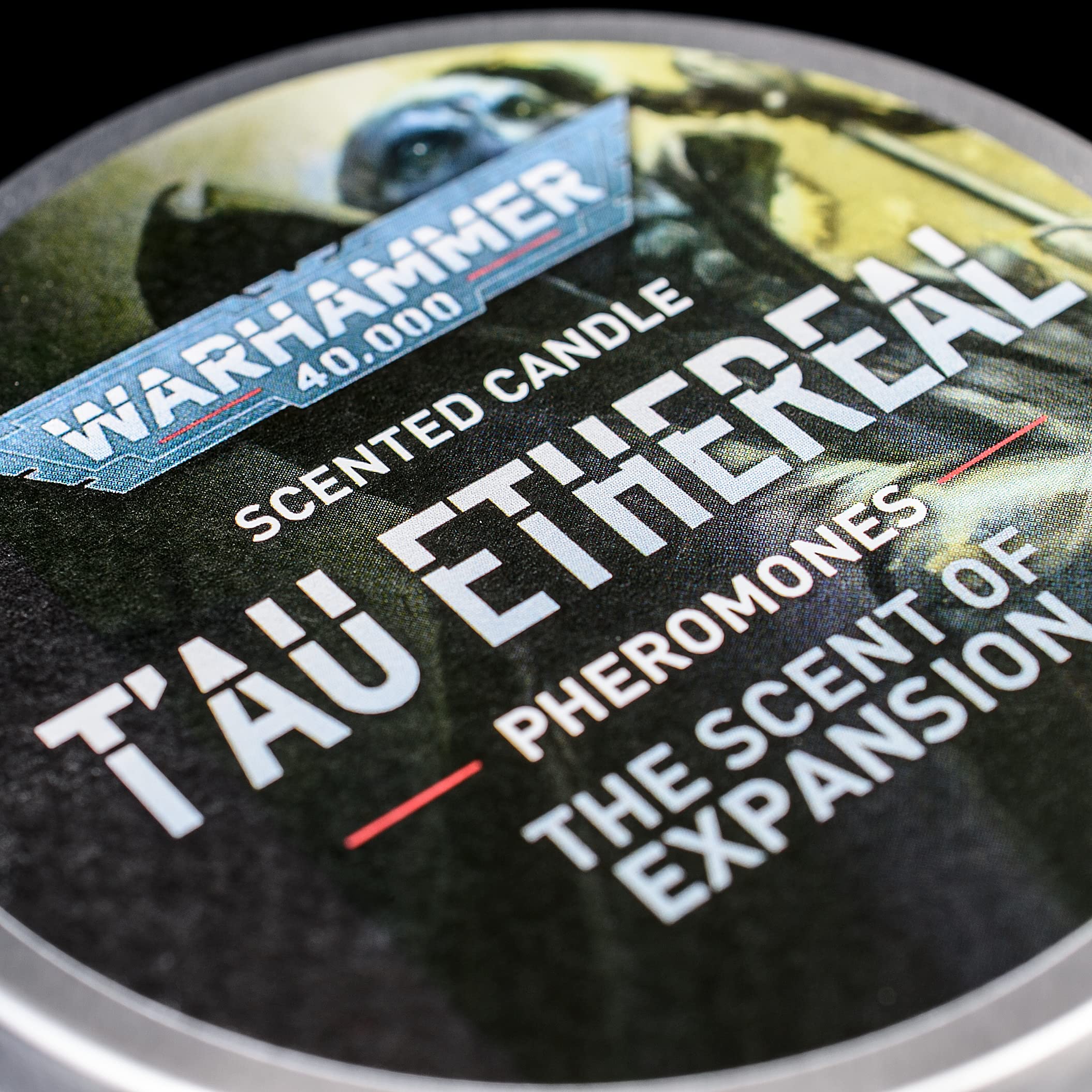 Warhammer 40000 Duftkerze - T'au Ethereal Pheromones Design - Warhammer 40K Fanartikel Sammlerstück - Geschenke für Herren Damen Erwachsene Fans