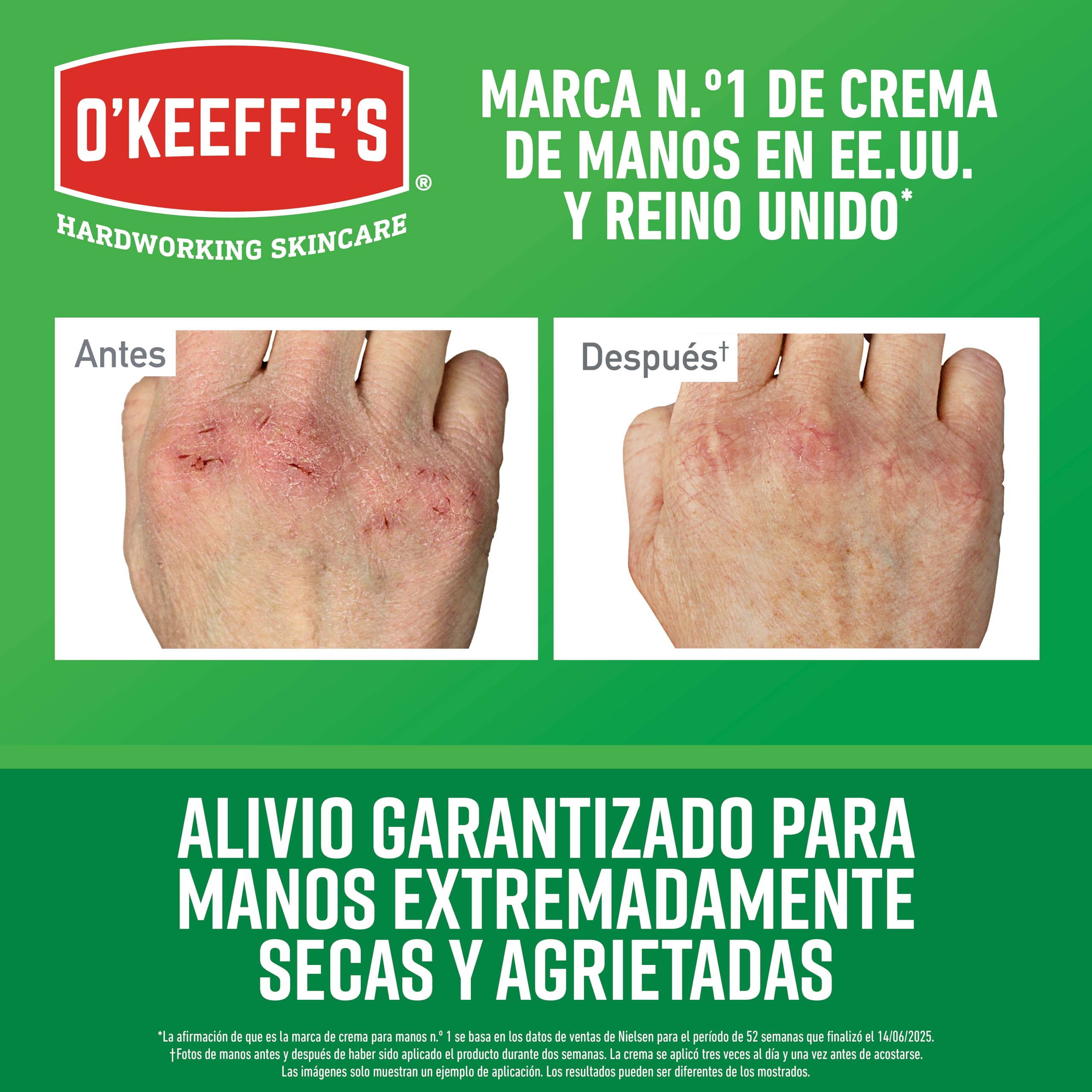 O`Keeffes Working Hands Crema para manos secas y agrietadas 80ml